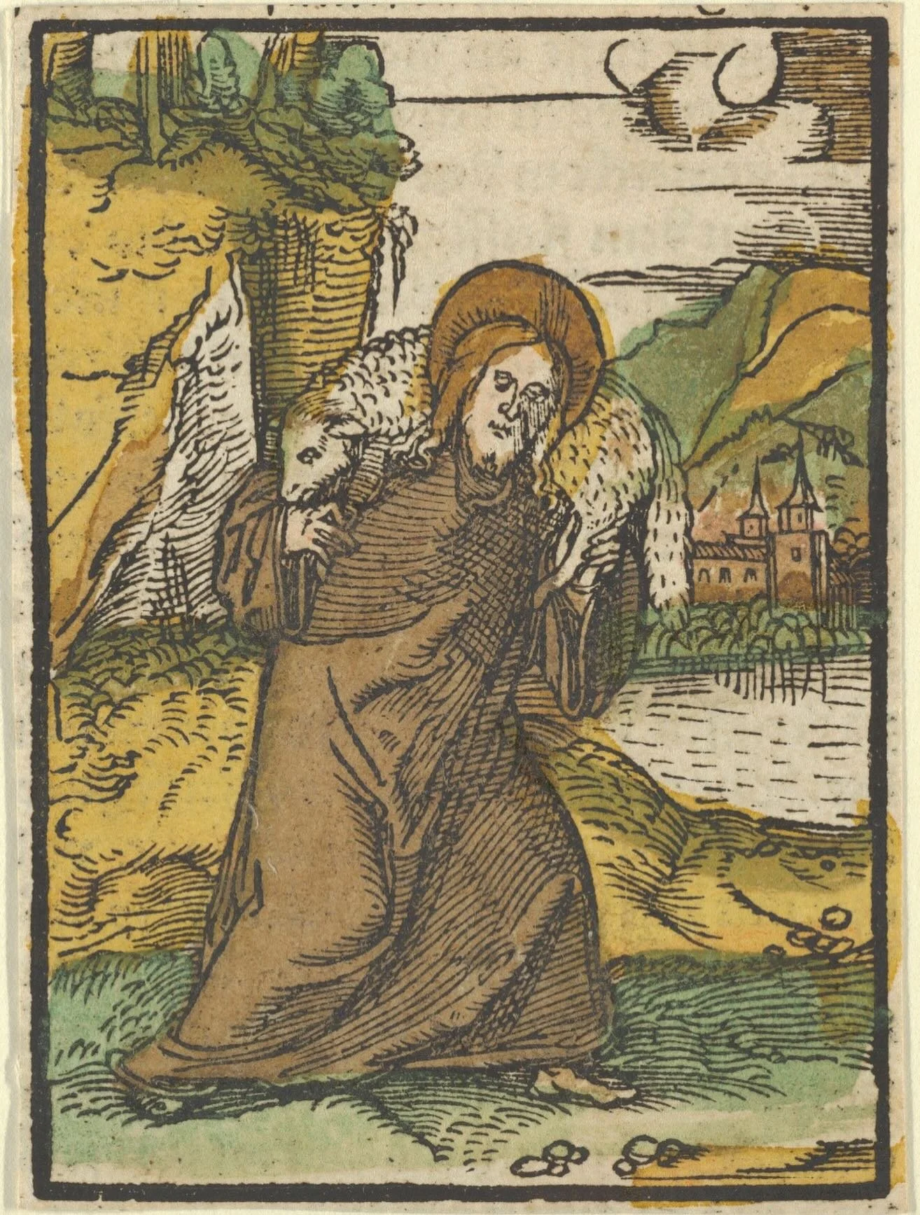 Happy Good Shepherd Sunday! &ldquo;I am the good shepherd. I know my own and my own know me, 15 just as the Father knows me and I know the Father; and I lay down my life for the sheep.&rdquo; John 10:11-18 &bull; Hans Sch&auml;ufelein. Christ as Good