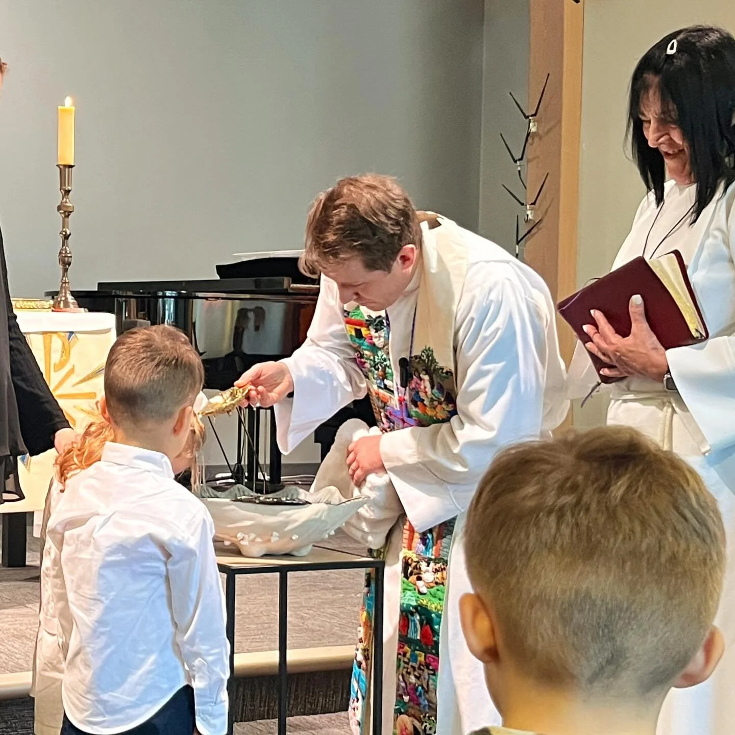 Beautiful baptisms this past Sunday- &ldquo;marked as Christ&rsquo;s own forever&rdquo;!