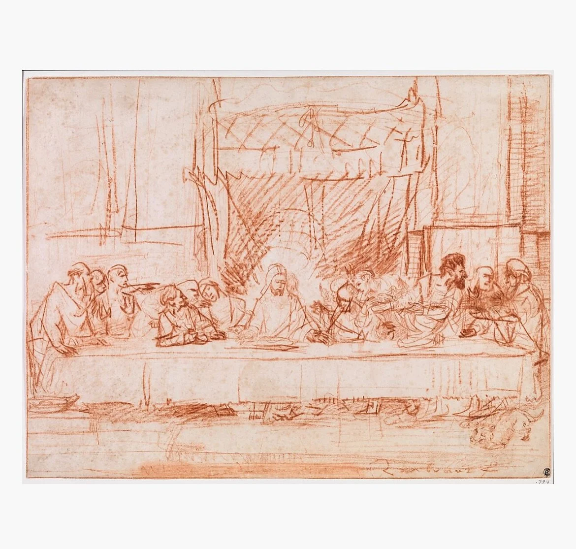 Rembrandt van Rijn. The Last Supper, 1634-35. Join us for Maundy Thursday at 7:30 pm, 2826 Birchwood