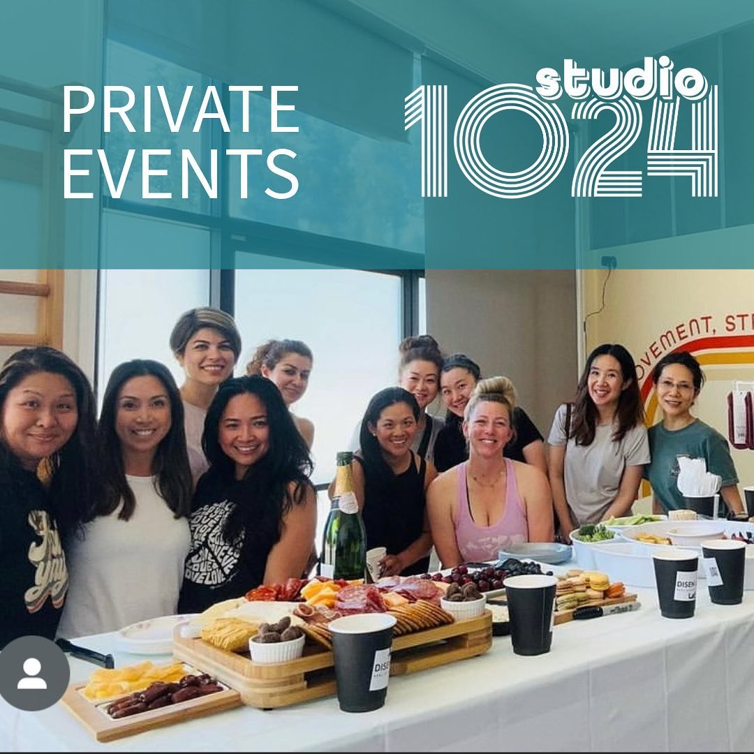 🎉 Get ready to party like it&rsquo;s 1024! 🎉 Looking for a spot to throw an epic event? Whether it&rsquo;s a milestone birthday, a team-building session, or just a reason to sweat with a friends night out, Studio 1024 is your go-to. We customize ev