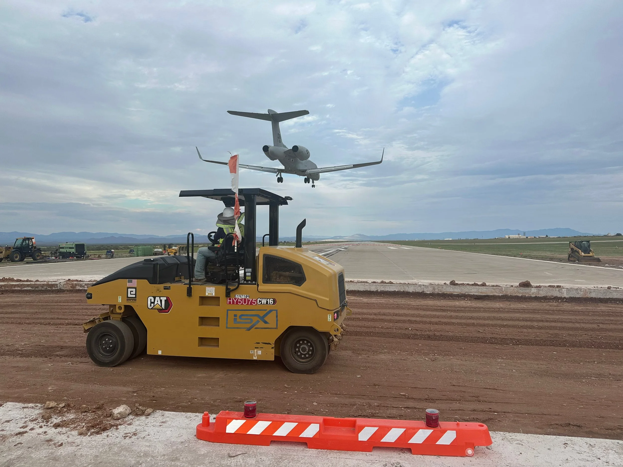 iSX crews working at LAAF while military aircraft were in operation. Our reliable crews provided on-time and on-schedule, high-quality work.