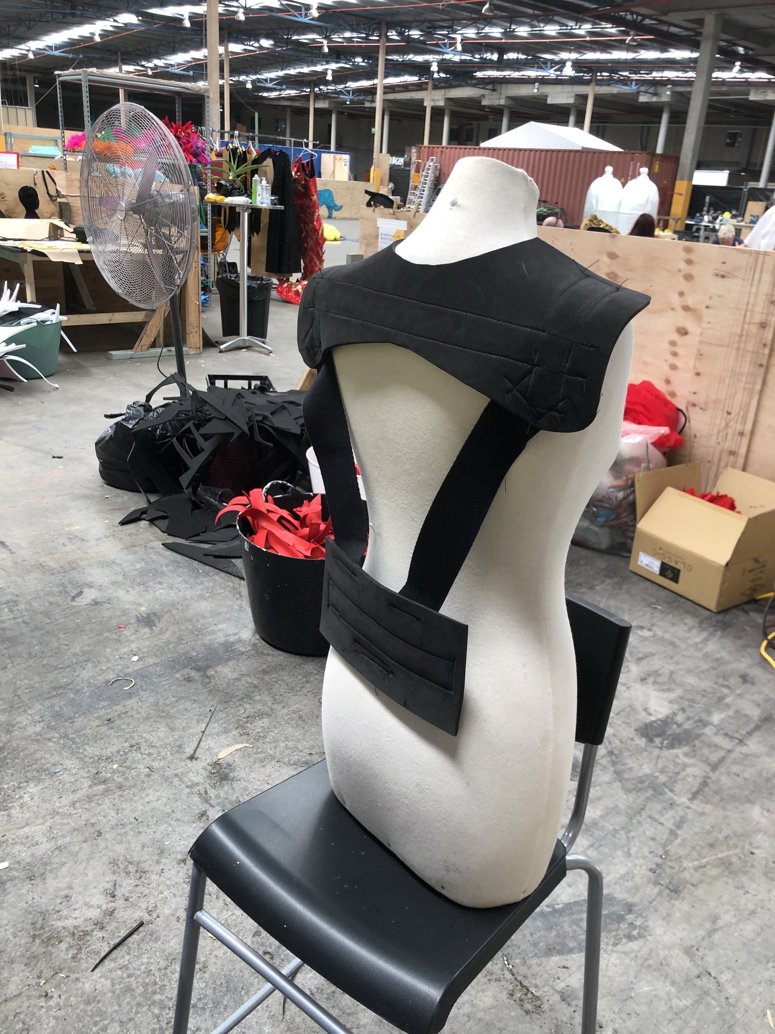 Costumes making, Mardi Gras Production
