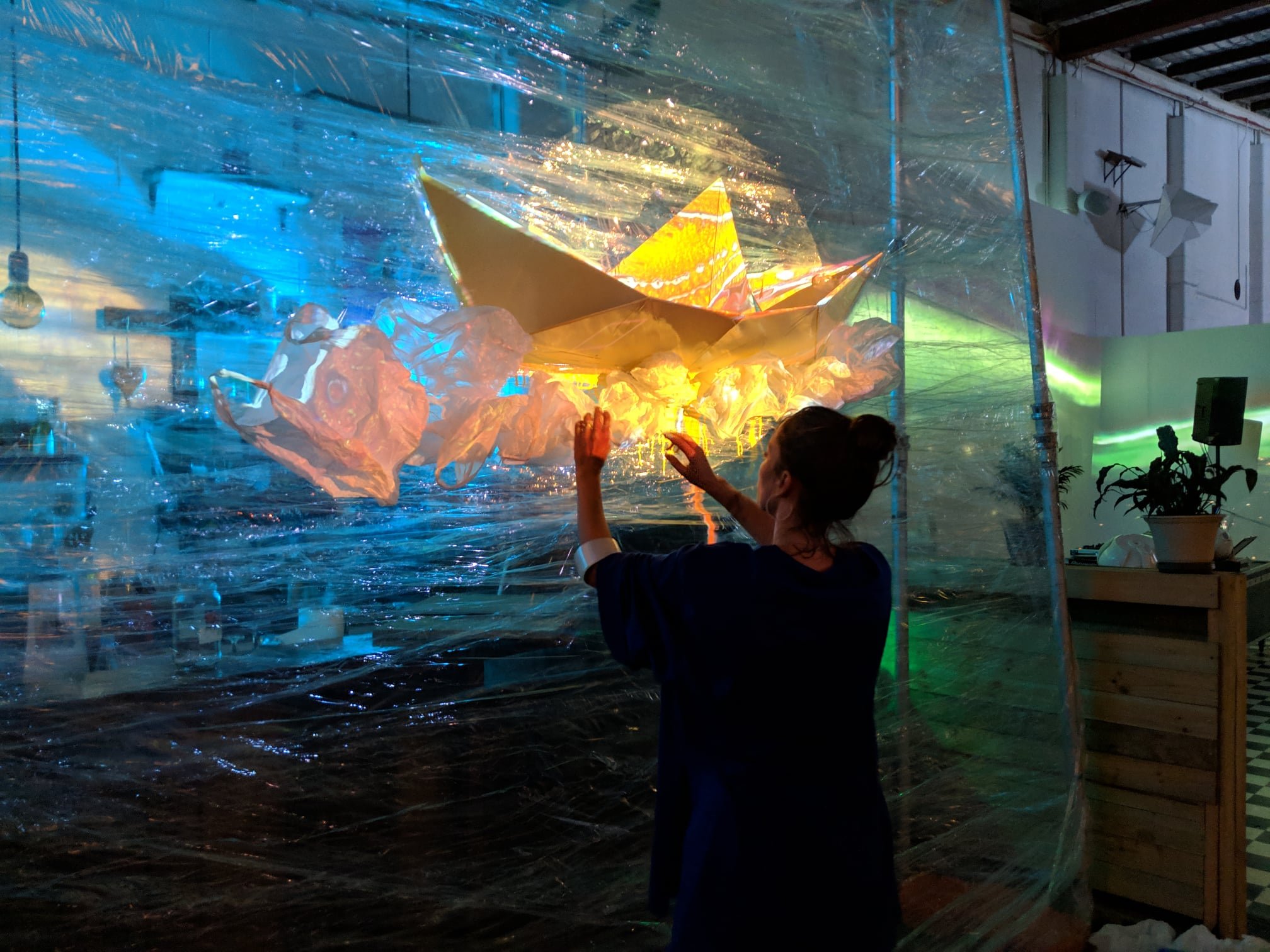 Paper Boat installation