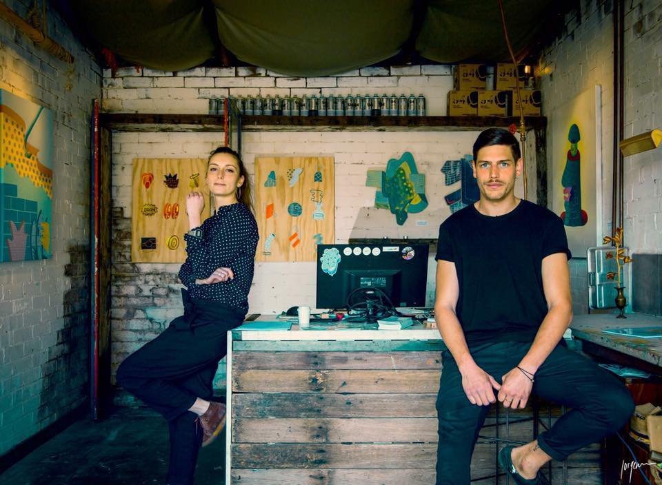 V2M at Le Petit Bateau Bondi, french street artist