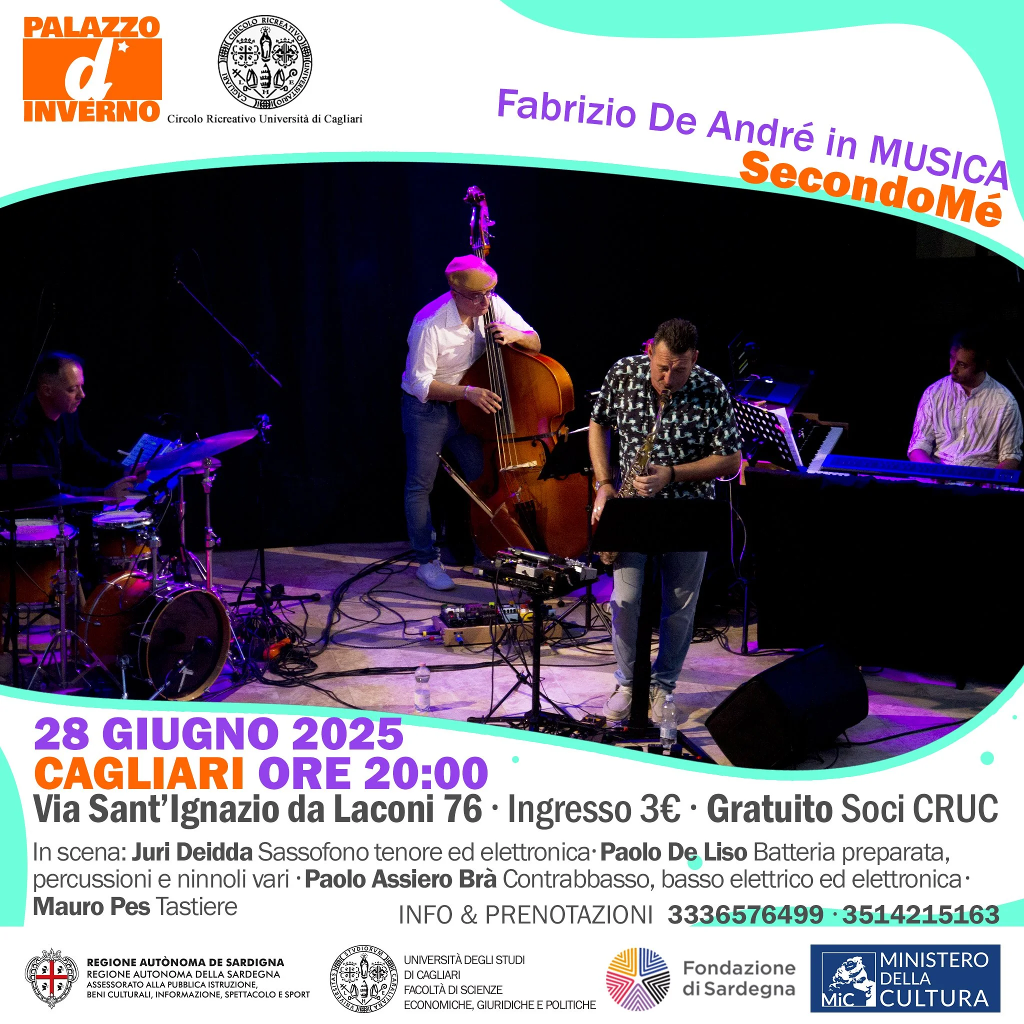 SecondoMé. Fabrizio De André in Musica, CAGLIARI