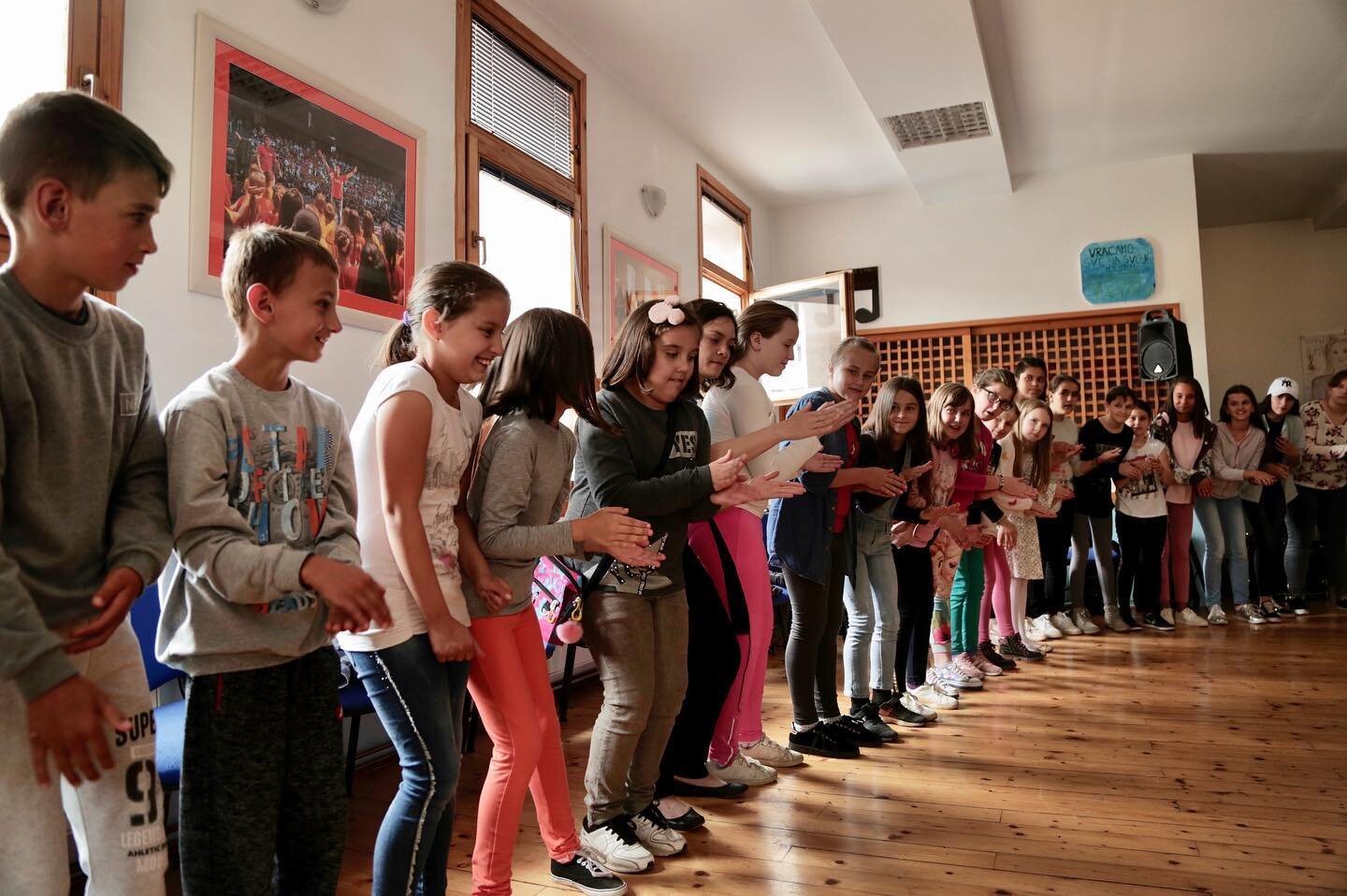 As part of our 2019 expansion, we were welcomed in the Balkans this summer. ⁣
⁣
One of our TAI Fellows lead several workshops on Collective Composition, which begins with a few team building activities before we jump into creating original music. ⁣
⁣