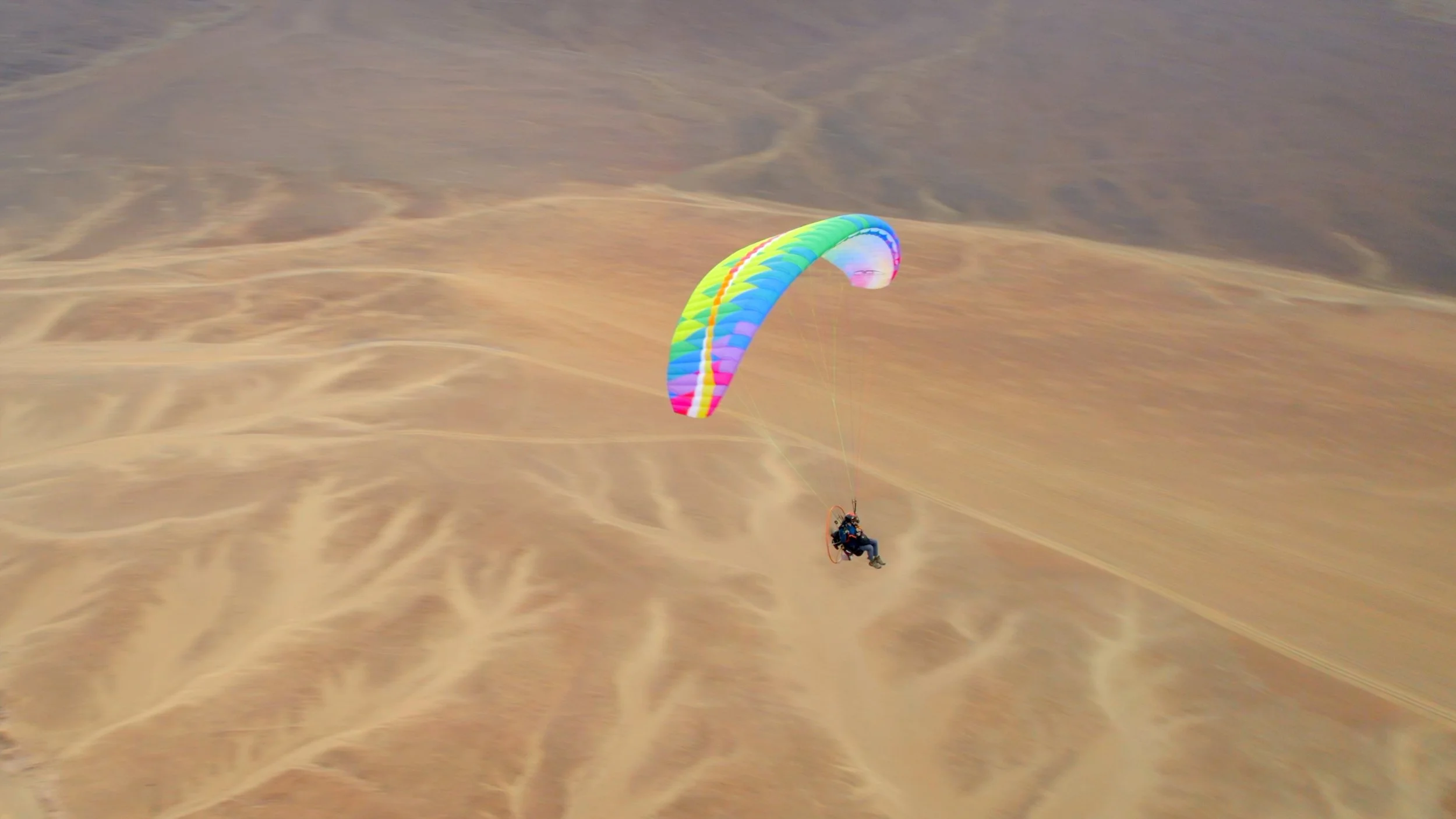 Overflying the Messum Crater