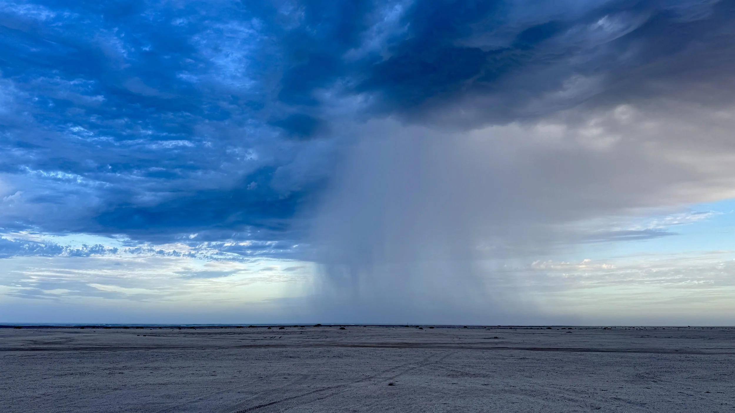 Cloudburst on the Skeleton Coast