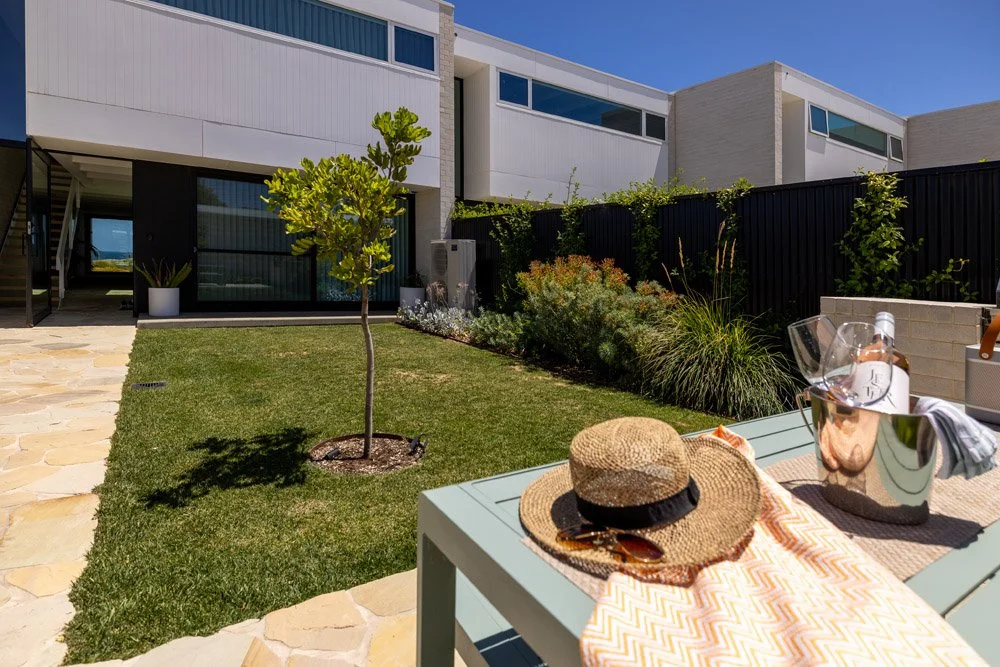 Private garden with bbq