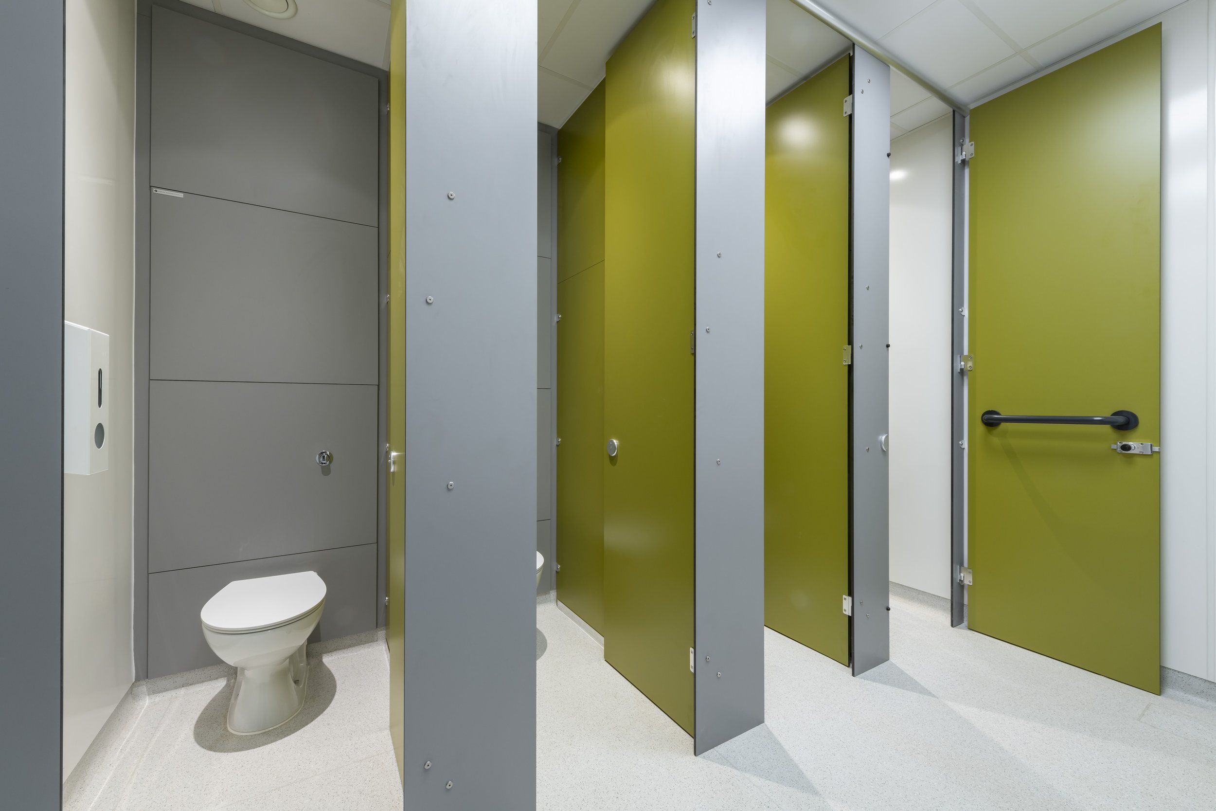 green privacy toilet cubicles at stoke high.jpg