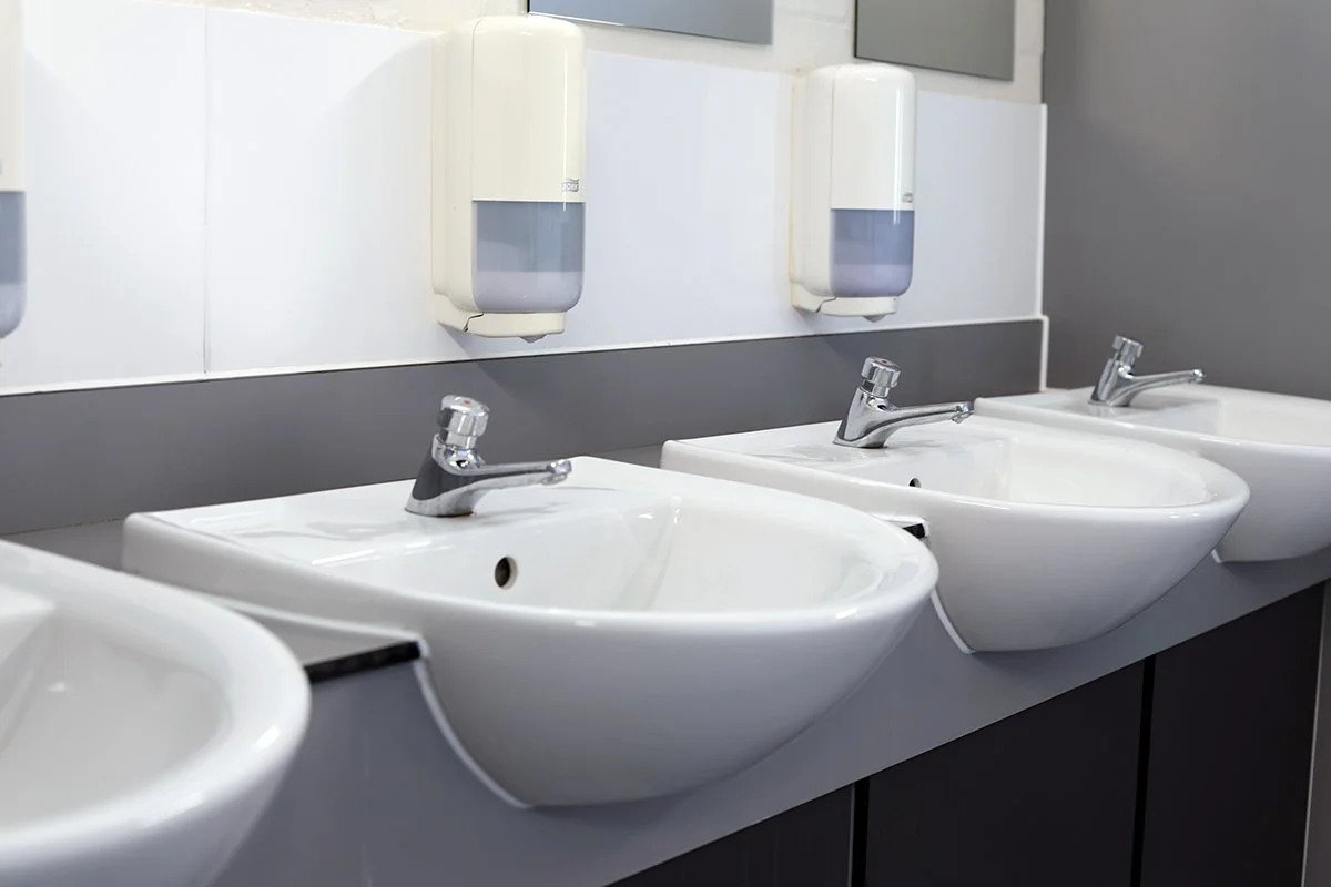 Wash basins with push taps at Ascot Racecourse.jpg