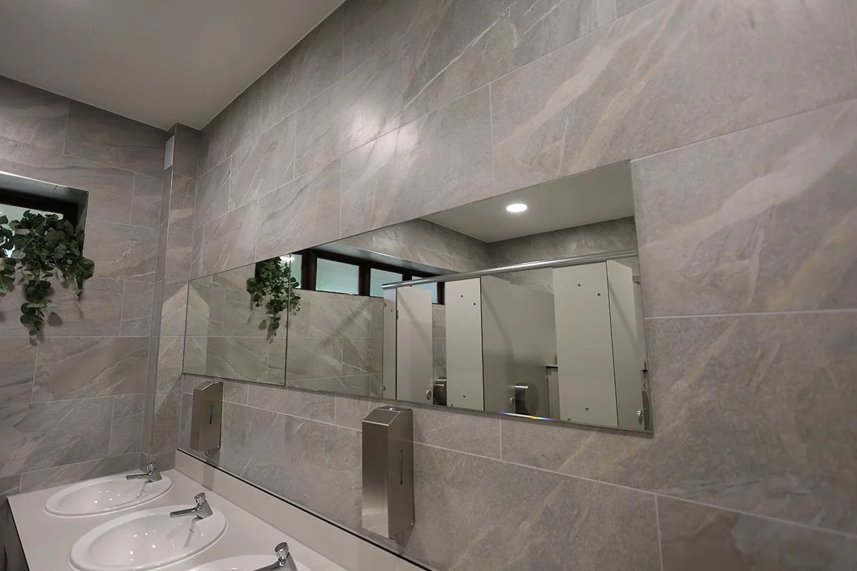 Two metre length mirrors at golf club.jpg