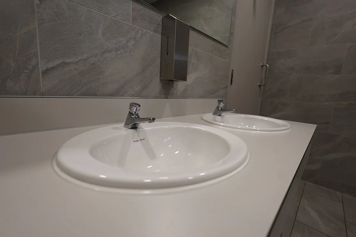 Fully recessed basins at golf club.jpg