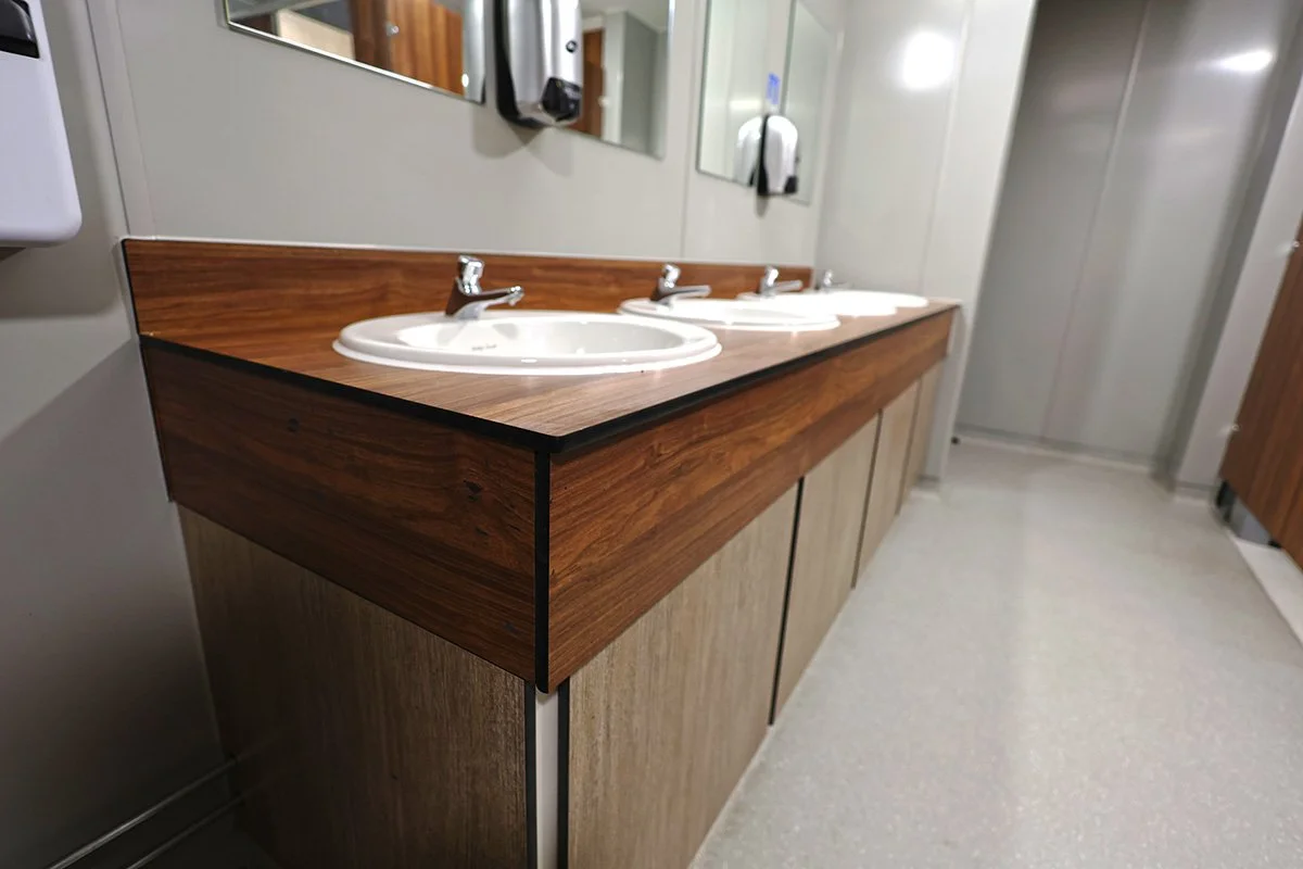 Vanity unit close up with wood style at holiday park.jpg