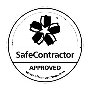 Safecontractor accreditation logo.