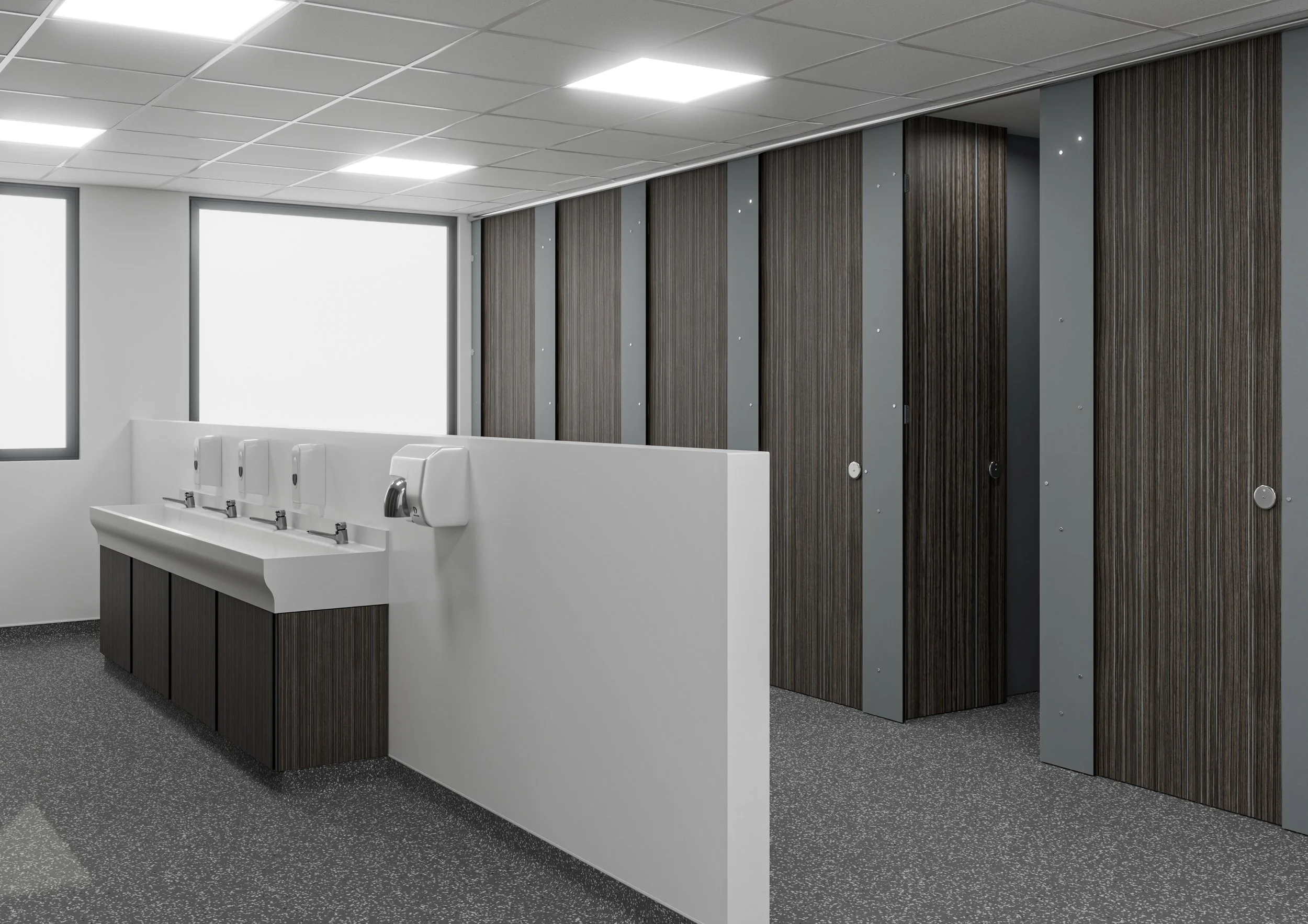 What does a complete washroom refurbishment actually include?