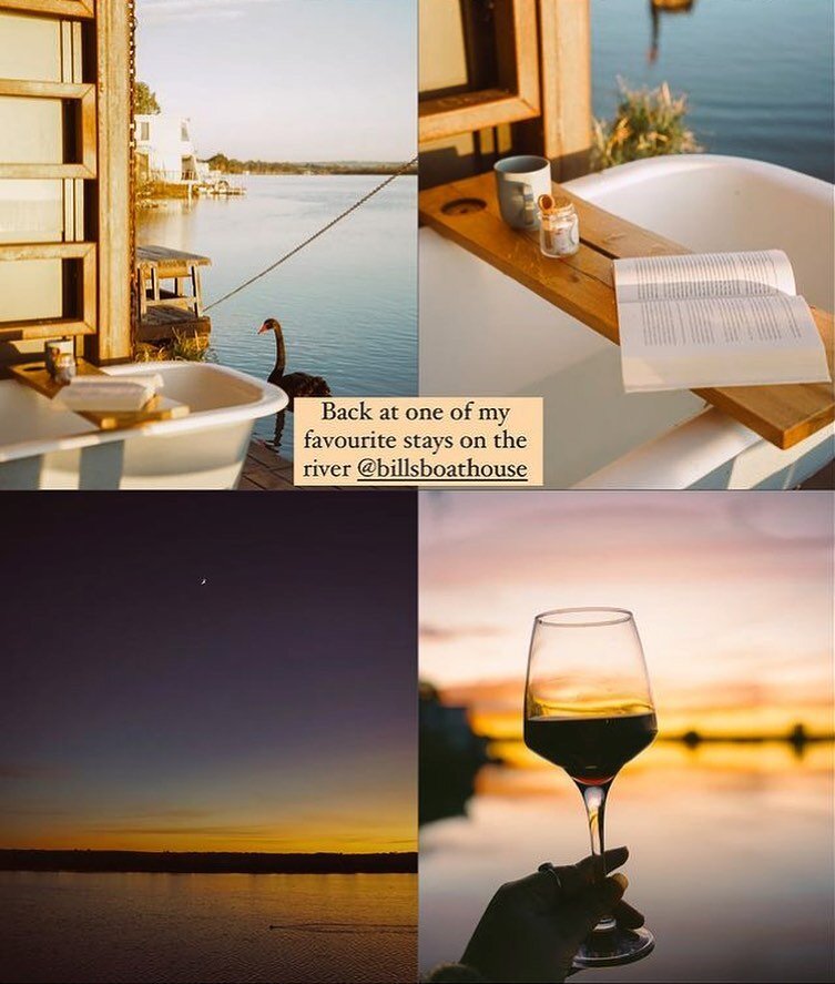 This Sunday - Tuesday August 6-8 is still available.
Comment or message us if you&rsquo;d like to come for a special price. ☺️🩵

#BillsBoathouse #MurrayRiver #murrayriverlife #weekendgetaway #floatinghouse #tinyhouse #rivermurray #southaustralia #se