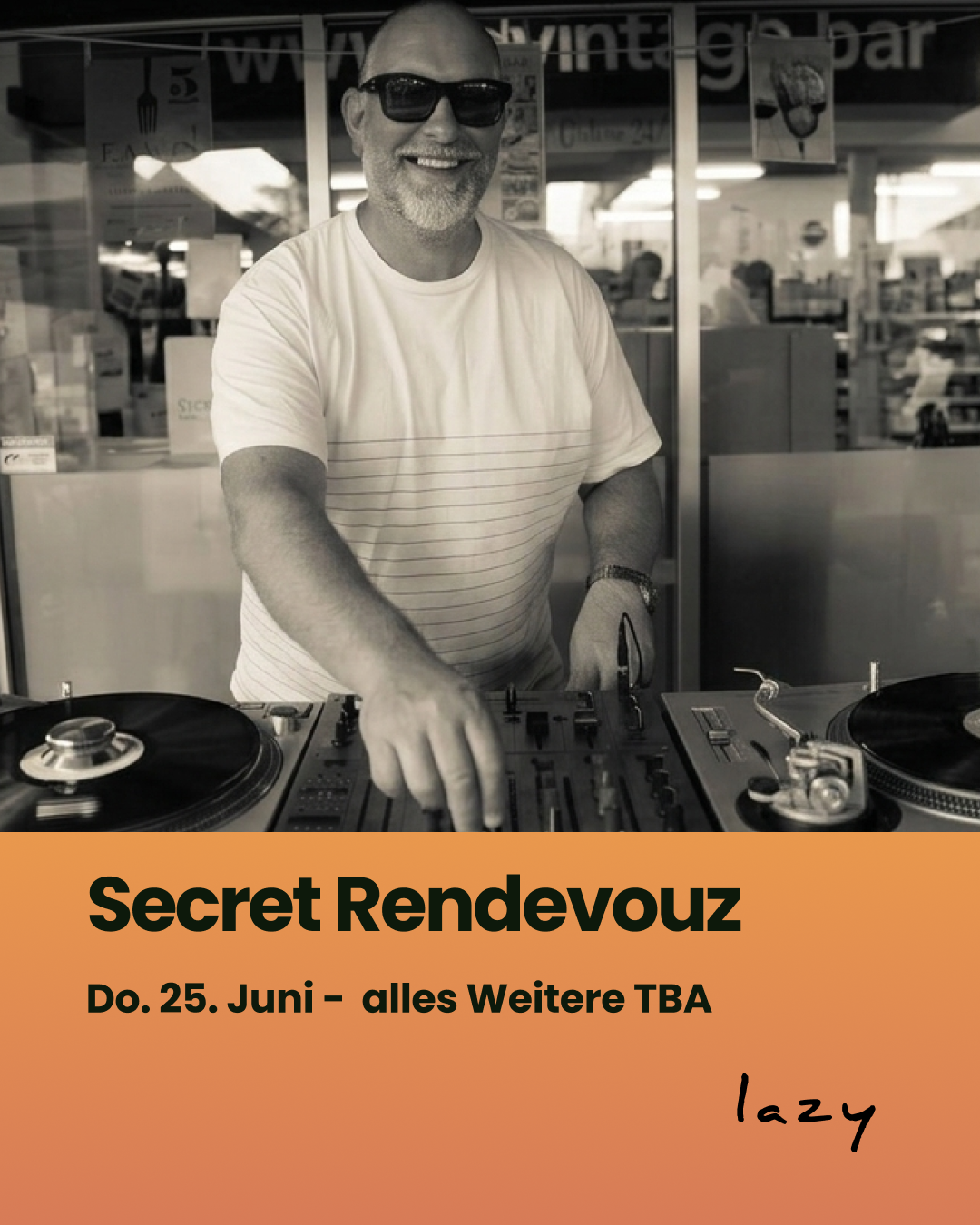 Plakat Secret Rendevouz mit Chopper Reeds am 25. Juni