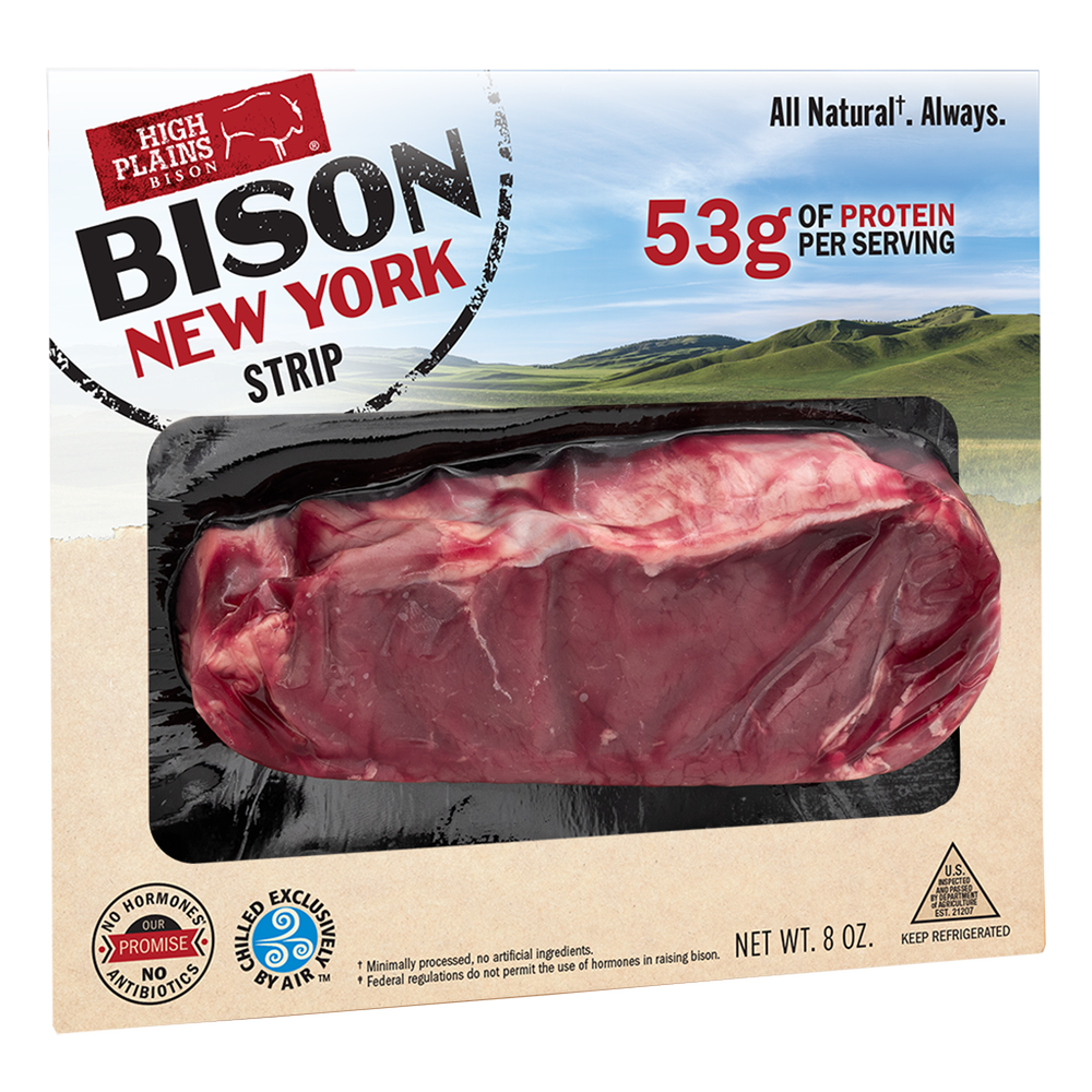 BISON NEW YORK STRIP STEAK —