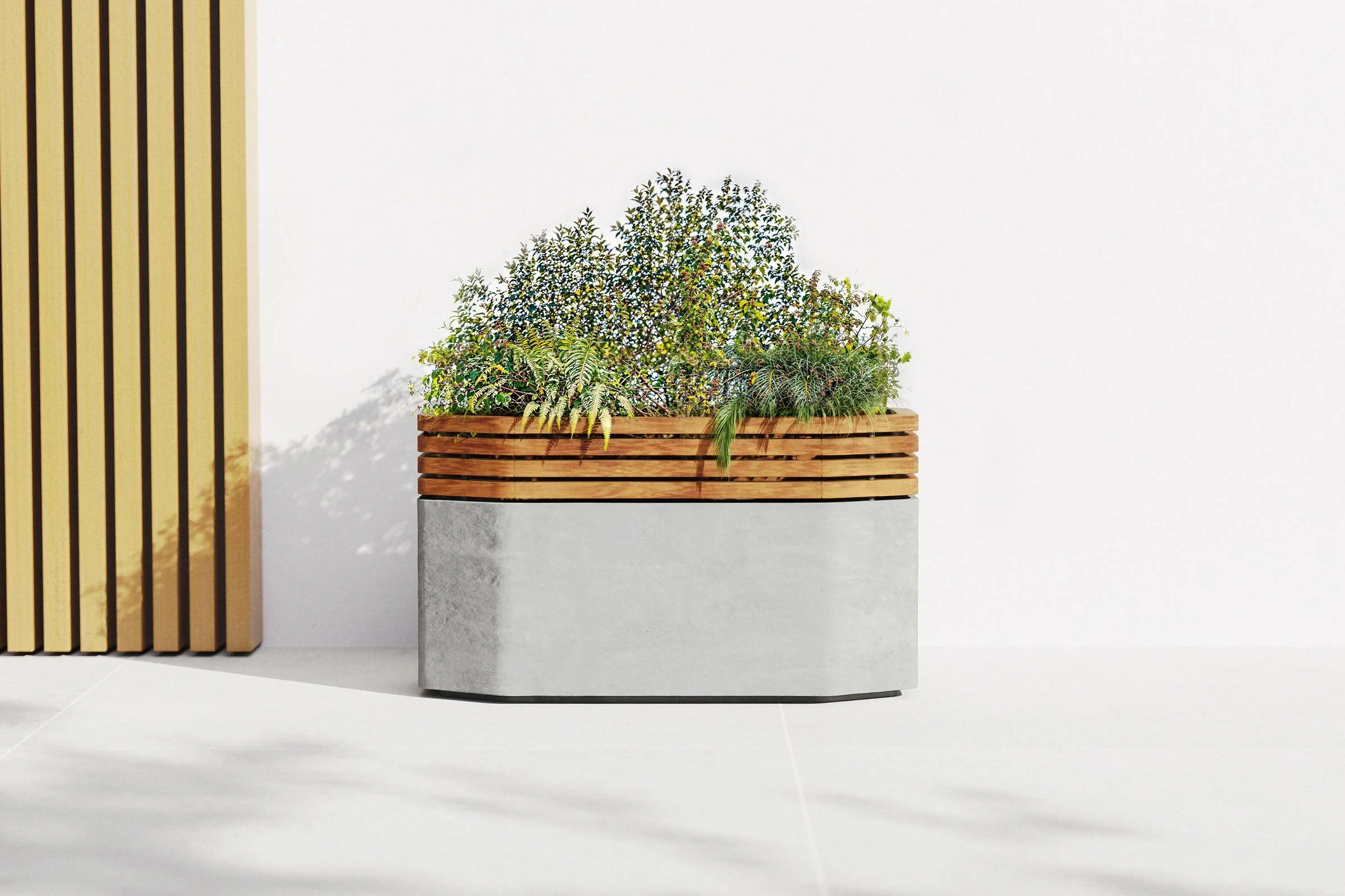 Ross Whillis Design Garden Planter Hex Front