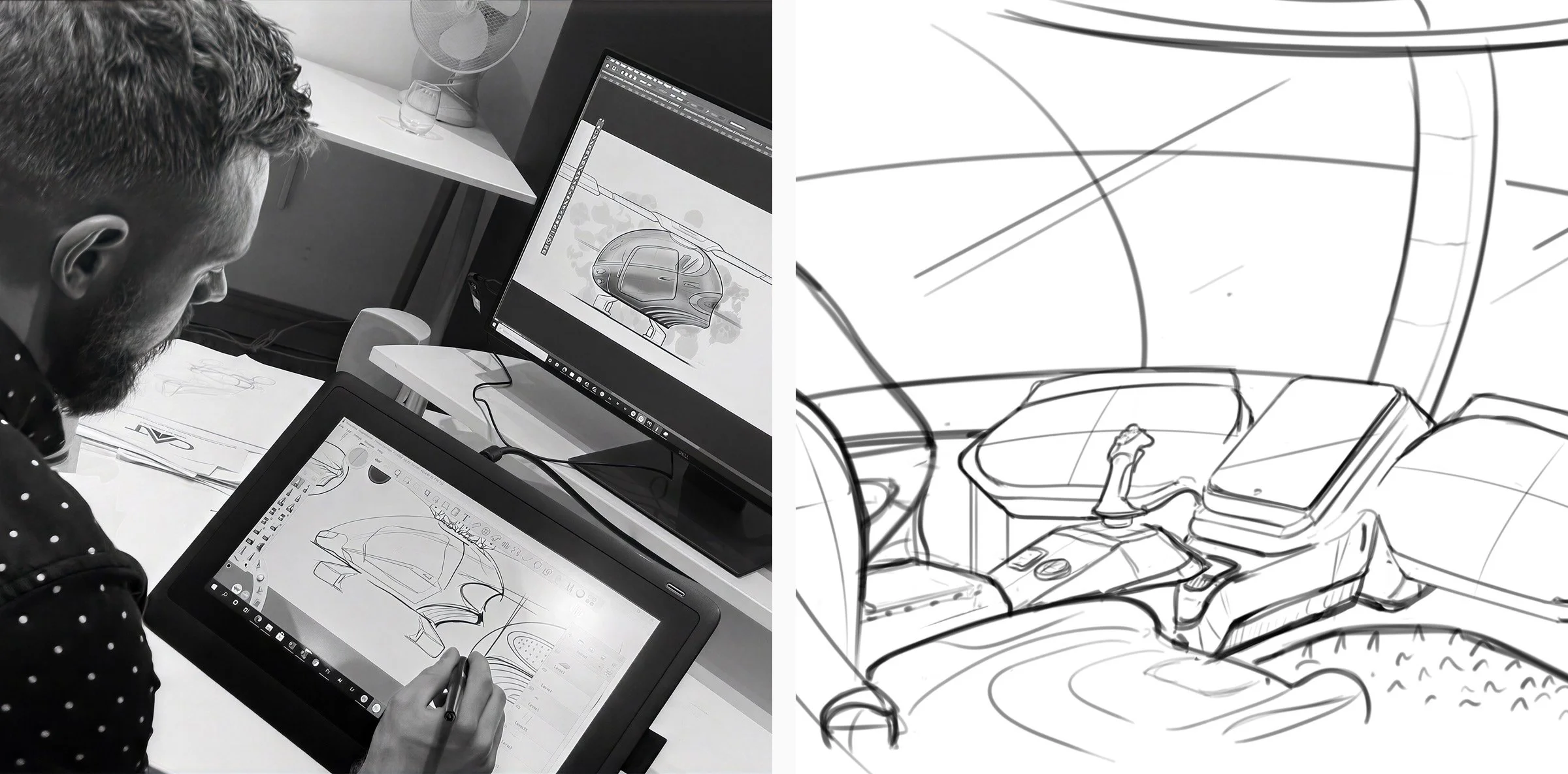 Ross Whillis Design Sirius Sketches