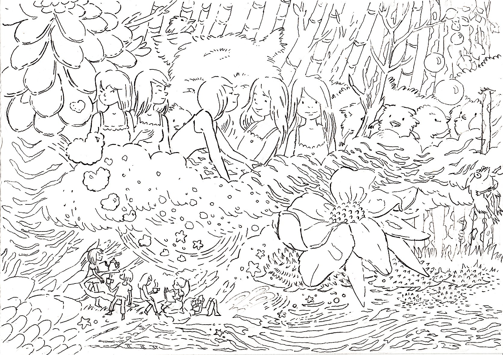 Coloriage merveilleux