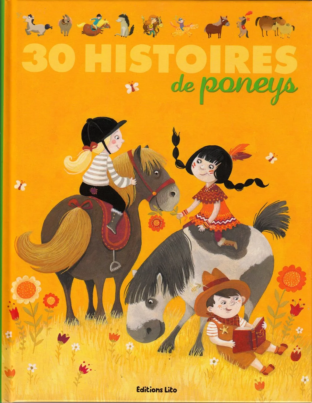 "30 histoires de poneys" - Collectif- Editions Lito.