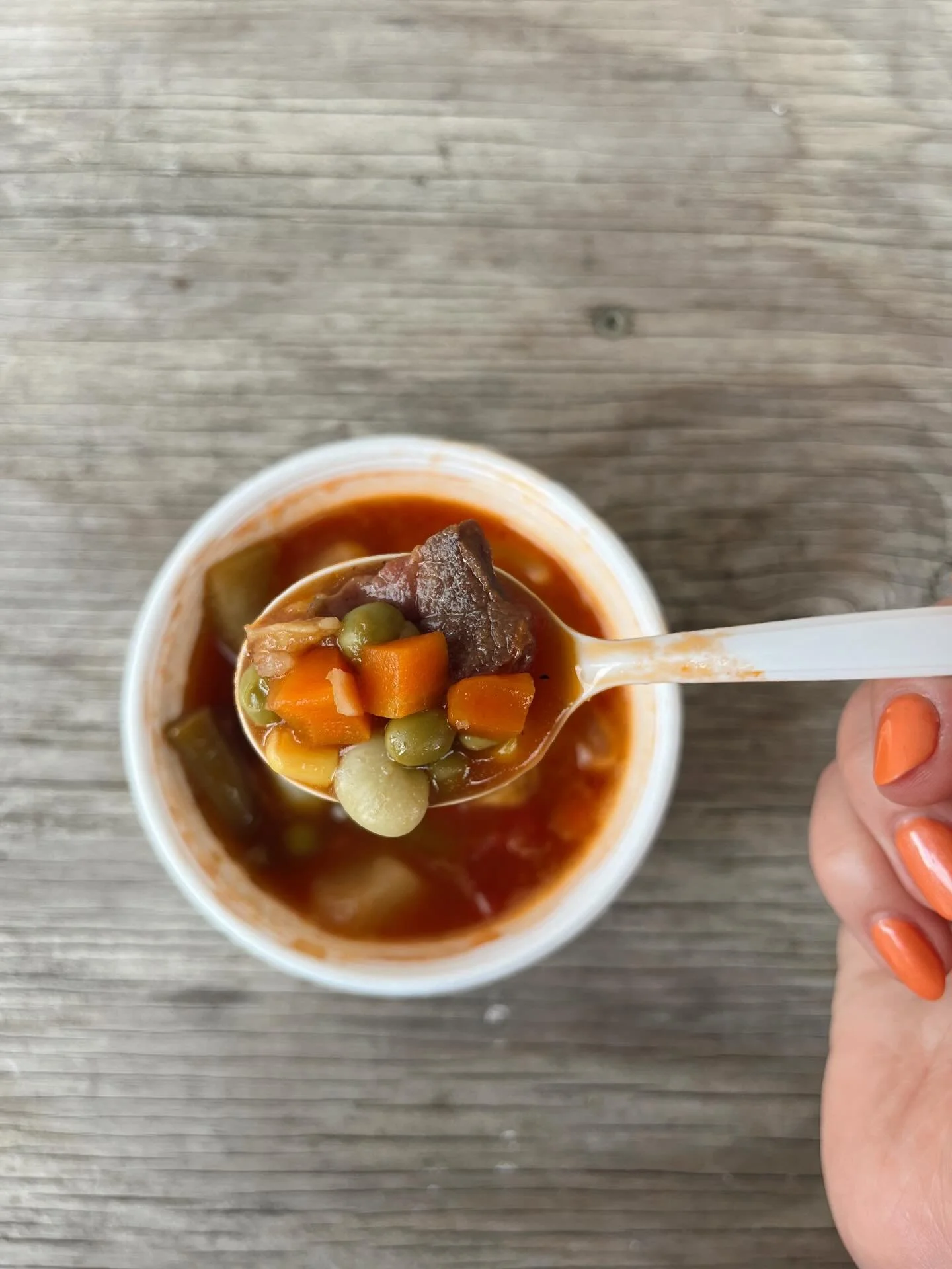 Need to warm up on these cold days? Our soups are homemade daily and ready for you to enjoy!🥣

🥣Today&rsquo;s Soups: Beef Vegetable (pictured), Oyster Stew, Chili