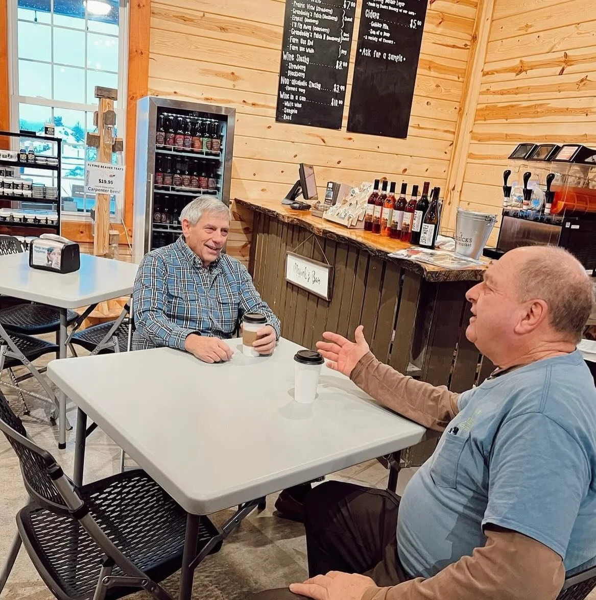 Indoor seating is back! A great way to enjoy your meal or morning coffee with us during these chillier days❄️