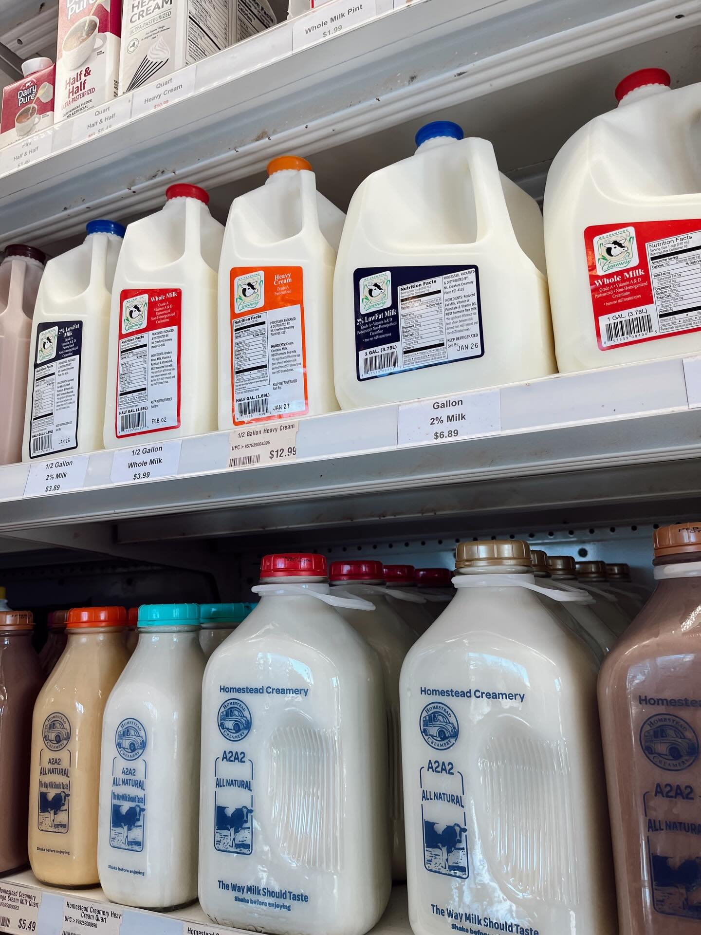 STOCK UP BEFORE THE SNOW!❄️ We&rsquo;ve got your essentials stocked and ready - grab n&rsquo; go meals &amp; soups, milk, eggs, and more!☃️