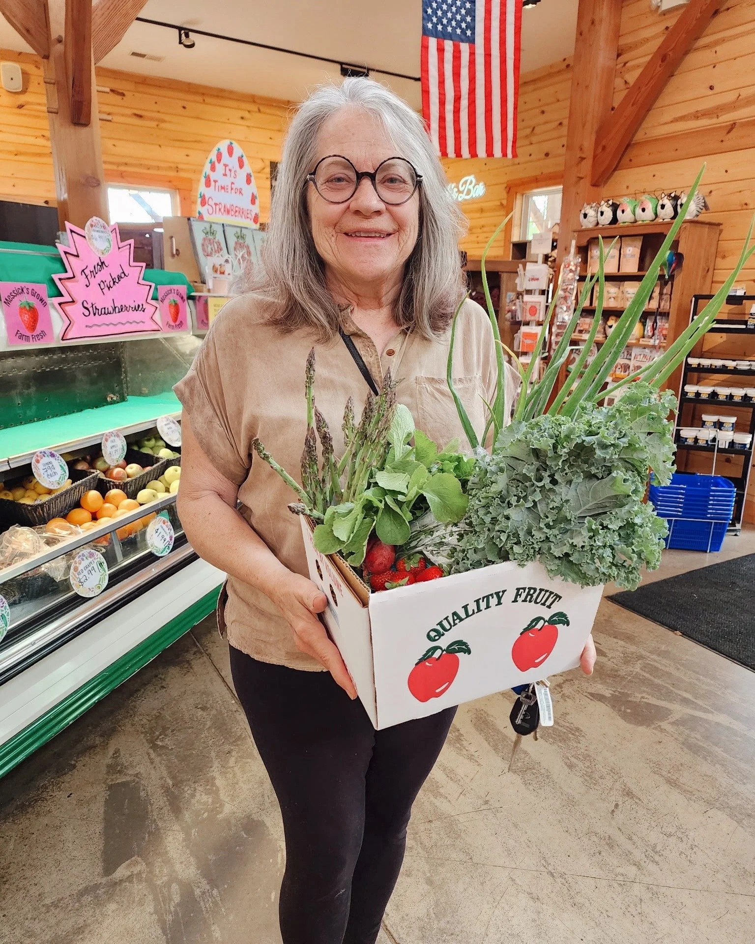 CSA signups are still open! We hope to see your name soon! 🍓🥦
___________________________________
CSA (Community Supported Agriculture)
Our CSA lets you purchase a share of our harvest at a discounted price. Each week for 26 weeks, you&rsquo;ll rec