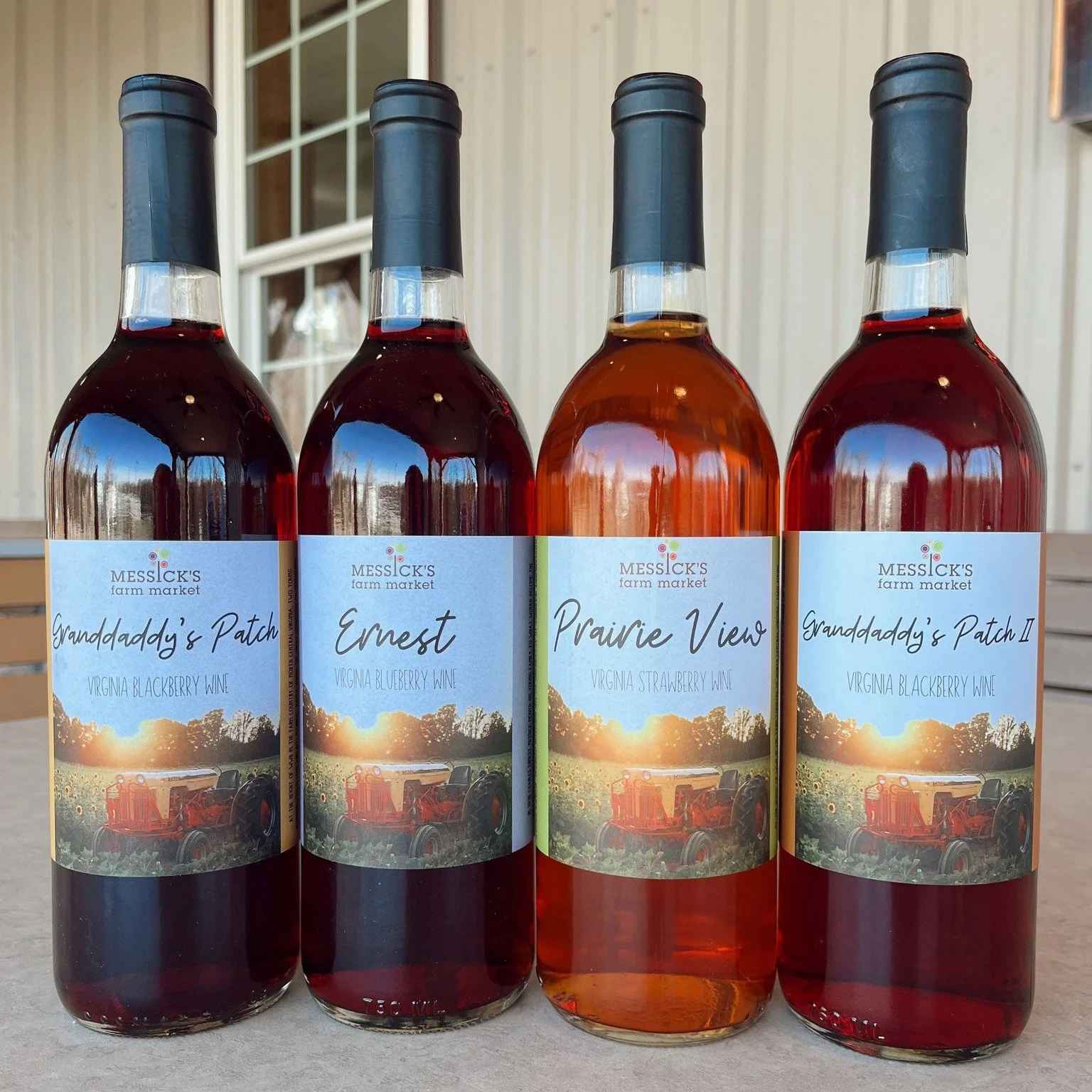 The wine sale is still on! 🍷 Enjoy your favorite Messick's wine for a discount all month long! 🍾

🍷Buy one, get one FREE Strawberry Wine 
🍷 25% off all Blackberry and Blueberry Wine