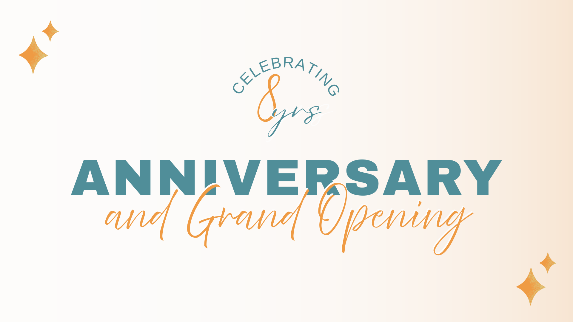 Radiant Turns 8 - Anniversary and Grand Opening
