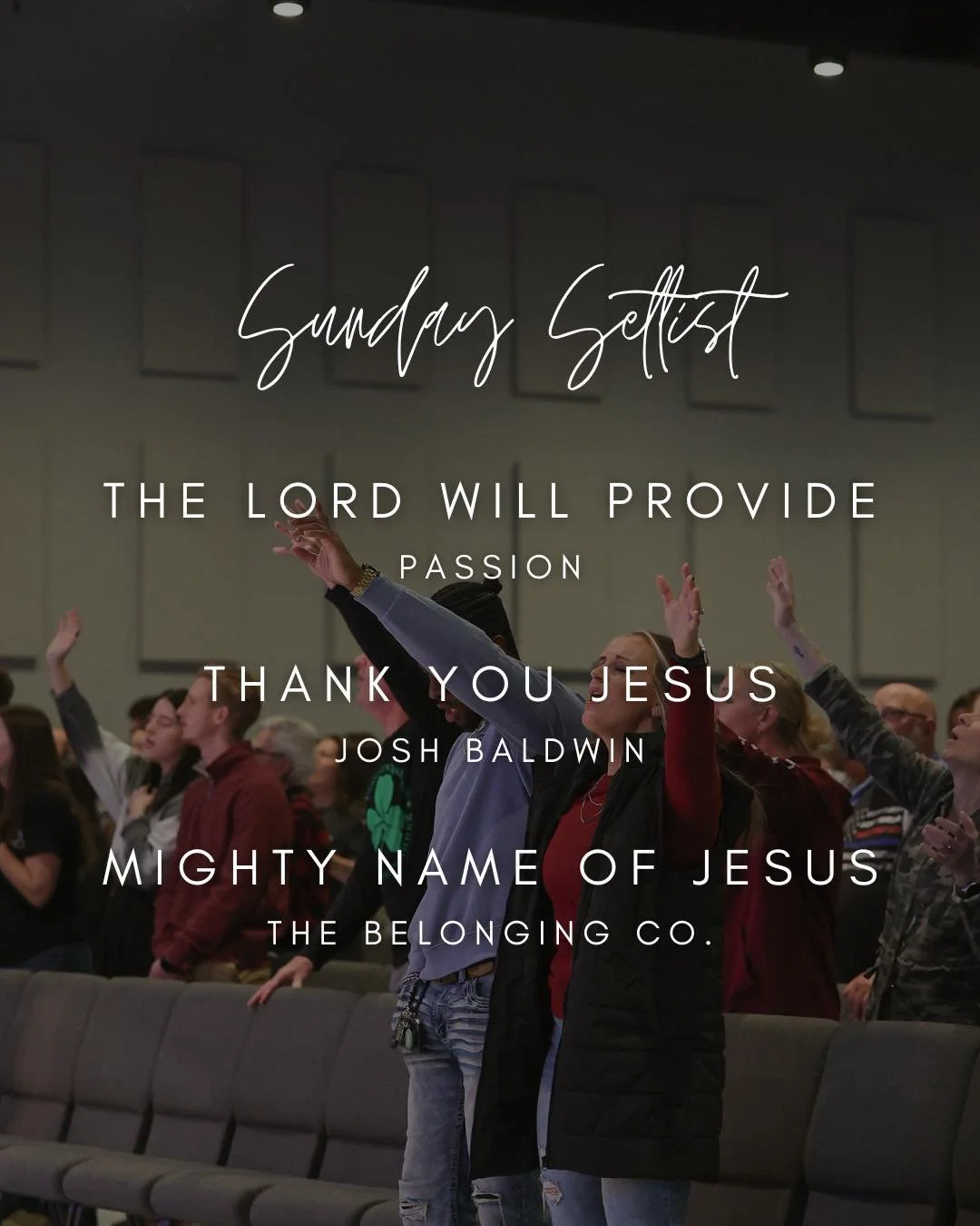 //So, seek first the kingdom and its treasures
//Everything else it will be added
//All that I'm needing
//I know the Lord will provide