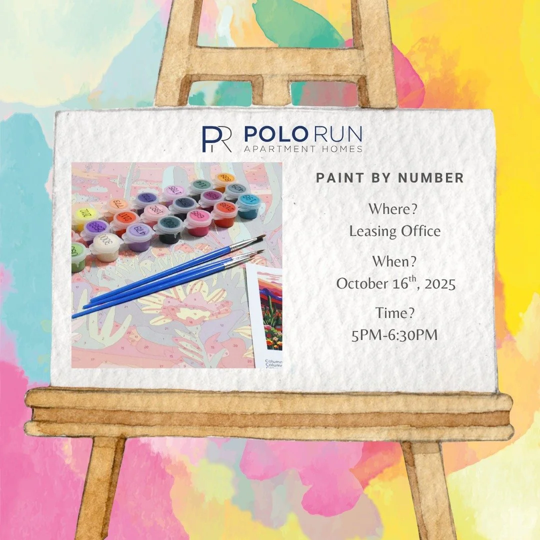 We’re thrilled to invite you to a fun and creative Paint-by-Number Event! This is your chance to come together with fellow residents, unleash your inner artist, and enjoy some snacks and drinks! 😁
📅 Date: 10.16.2025
⏰ Time: 5:00PM to 6:30PM