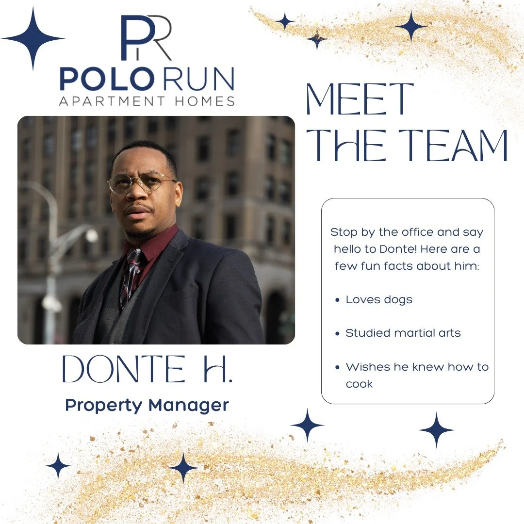 Meet our new property manager Donte! Donte has over 9 years of property management experience. We&rsquo;re so glad he's here and can&rsquo;t wait to see all he'll bring. Welcome!

💬 Drop a &ldquo;Hi Donte!&rdquo; in the comments to welcome them!

Bo