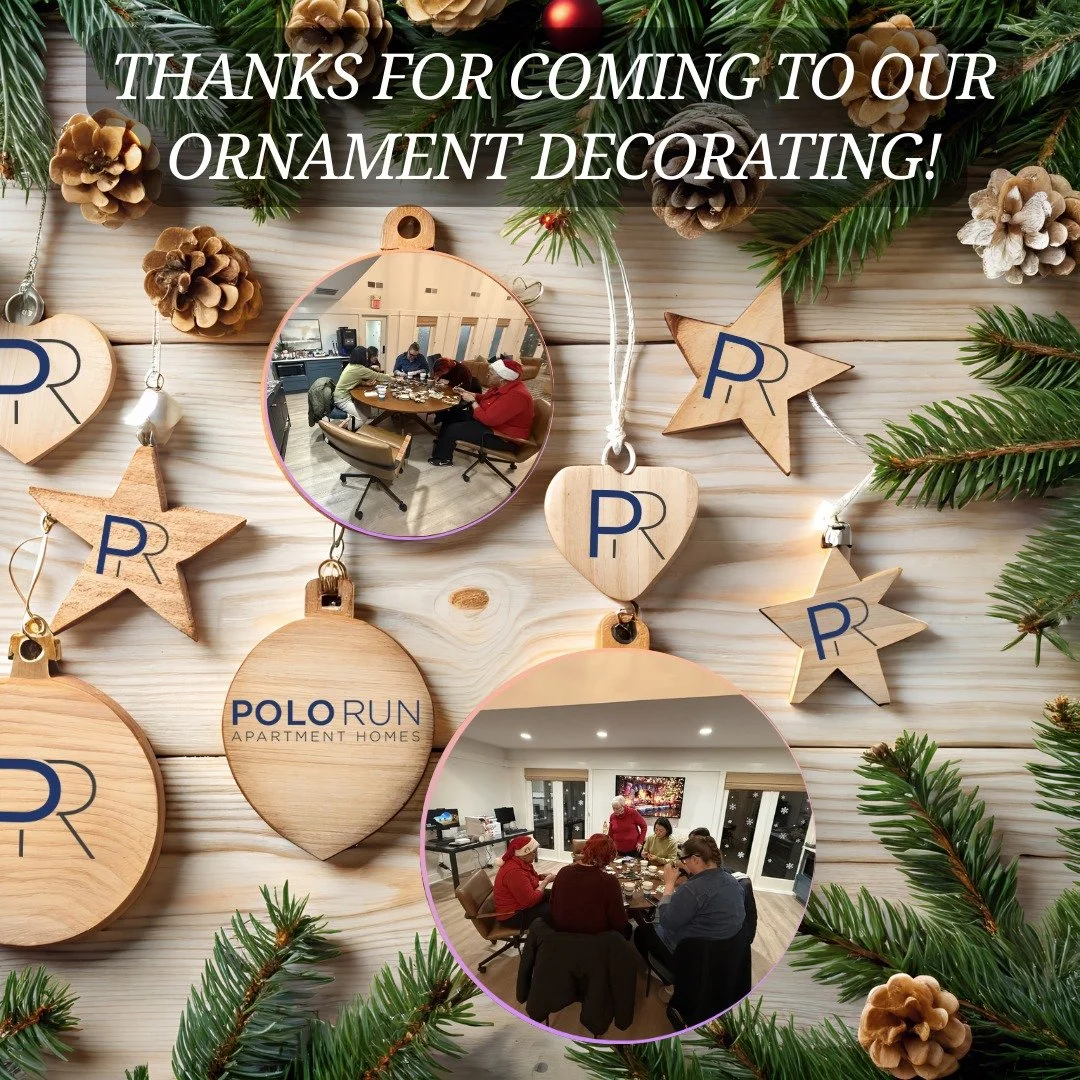 Thank you for coming! Your smiles, energy, and company made ornament decorating a memorable success. We can&rsquo;t wait to see you at the next one!

#polorunapartmenthomes #communityevents #ornamentdecorating #goodvibes #holidayfun