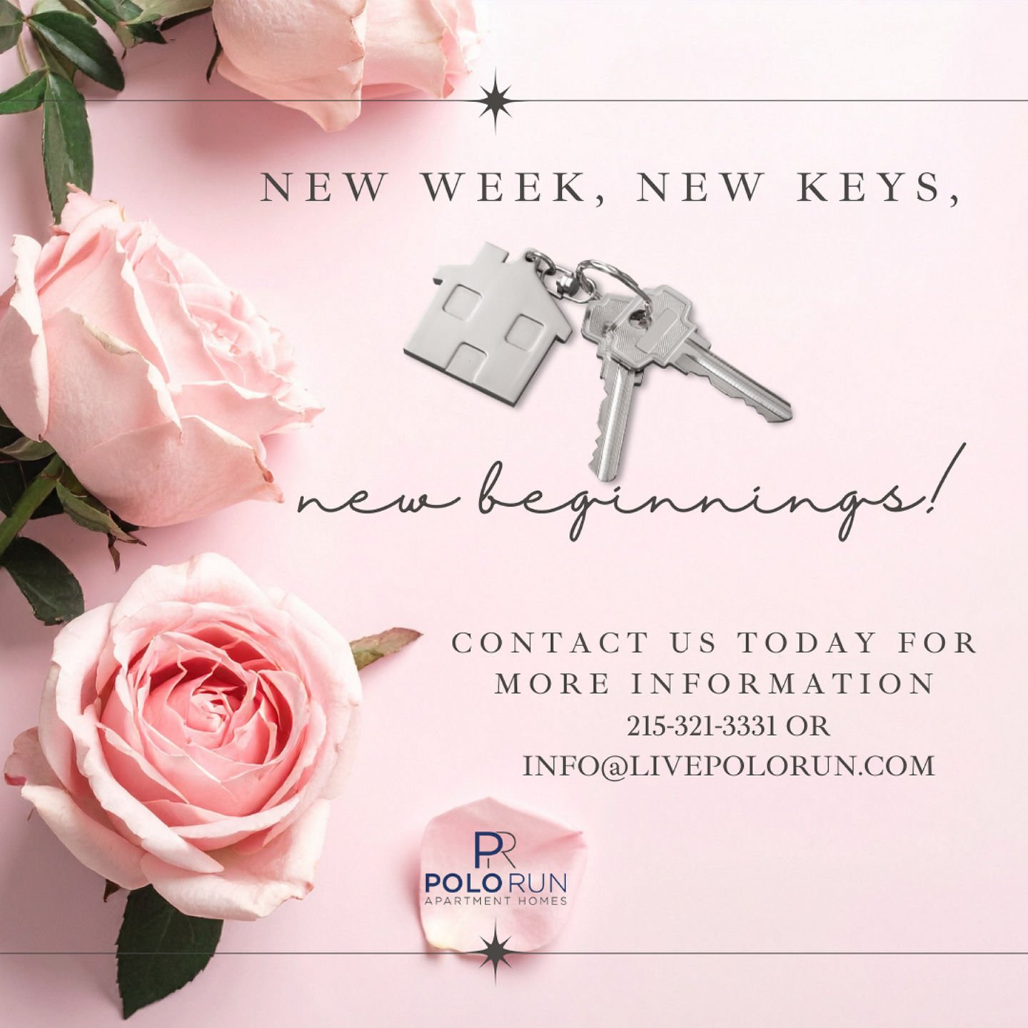 Mondays feel better when you love where you live.💗🏡 
Discover life at Polo Run Apartment Homes and start this week fresh.

Schedule your tour today and move in sooner than you think!

📍100 Polo Run Dr, Yardley PA 19067
📞(215) 321-3331
📧info@live