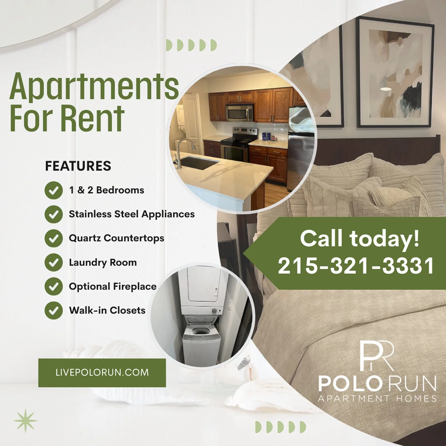 Designed for comfort. Styled by you.
Find your perfect space at Polo Run and experience a new standard of living. 🗝️

Book your tour now! 

📍100 Polo Run Dr. Yardley, PA 19067
📞 215-321-3331
📨info@livepolorun.com