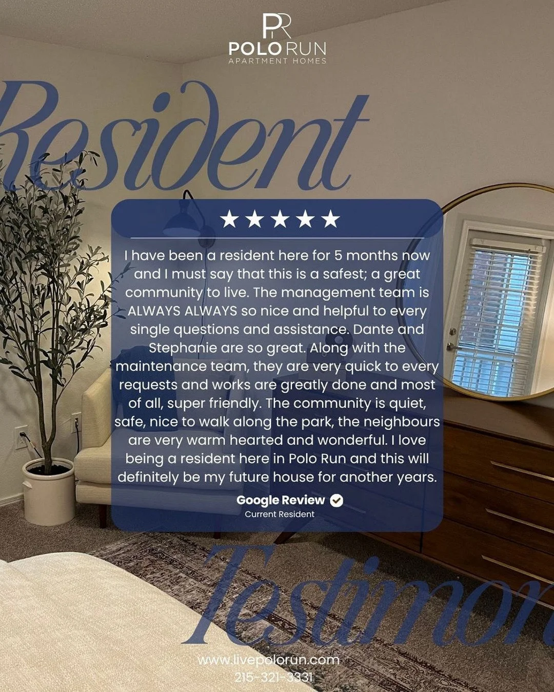 Kind words, happy hearts, and an amazing community. Thank you for sharing your experience with us and for choosing our community as your home!
#polorunapartments #lovewhereyoulive #happyresidents #yardleypa