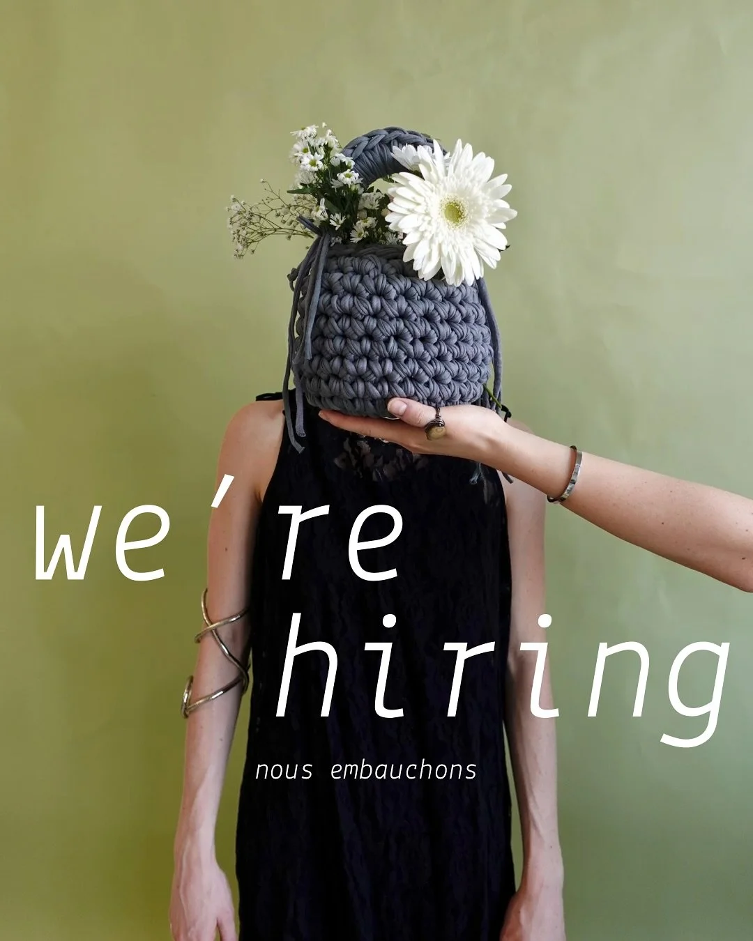 WE’RE HIRING!
The LOOSENDS team is growing and we’re looking to hire a crochet artist to help create inventory.
This position is for a month-long contract, with possibility to extend based on performance and business needs.
If this sou