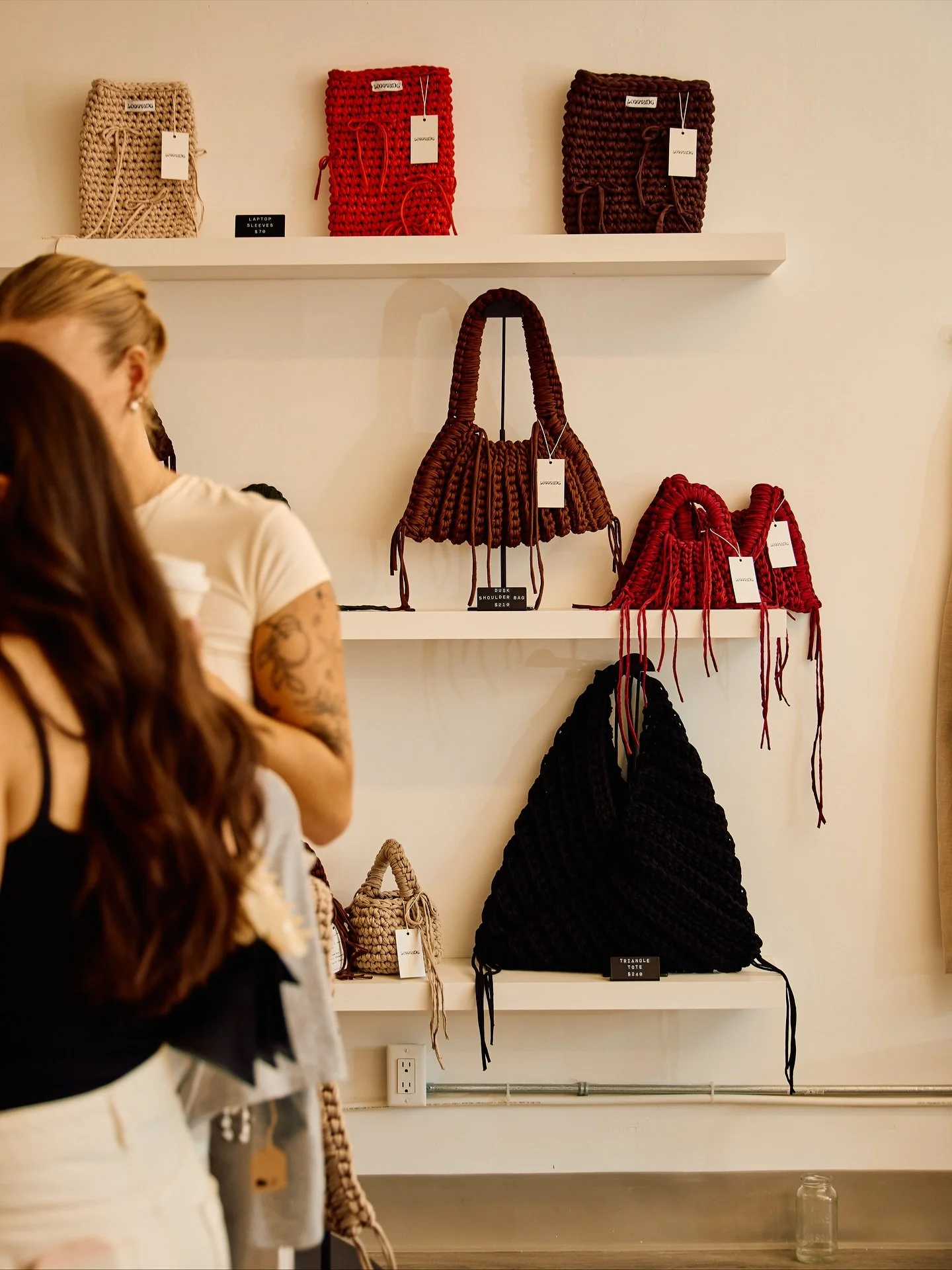 so…restock soon?
📷 @florinepella 
#crochetbag #handmadefashion #slowfashion #purse #duskbag #crochetinspo #fashioninspo #montrealfashion #smalldesigner