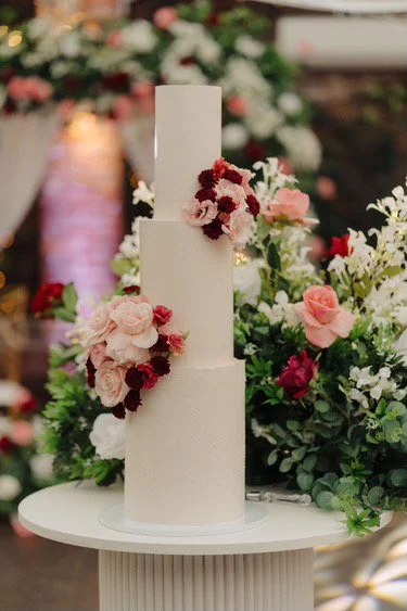 White chocolate ganache wedding cakes — Bloom and Crumb - London ...