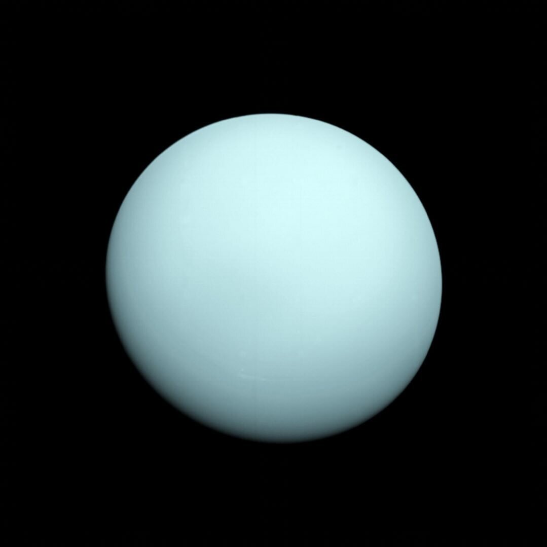 Now that&rsquo;s a beautiful picture of Uranus. From monochromatic mystery to a vibrant vision. 

Remember that blurry, blue-green ball that was Uranus back in the Voyager 2 days? Yeah, we&rsquo;ve come a long way since then!  The James Webb Space Te