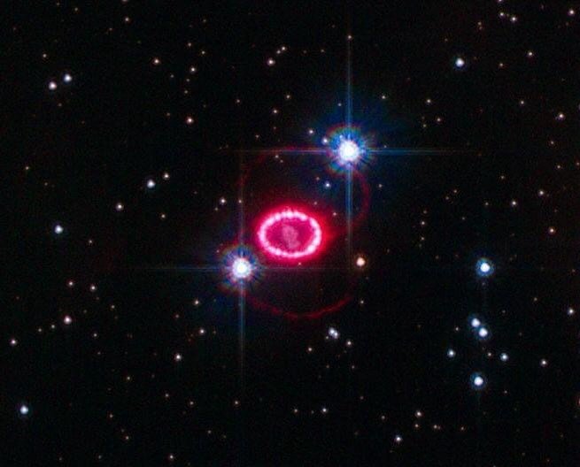 😱 We are reposting this stunning image via SETI (Search for Extraterrestrial Intelligence), which showcases &ldquo;A Dying Star&rsquo;s Grand Exit&rdquo;.

(SETI) What you are looking at is the remnant of supernova 1987A that occurred about 168,000 