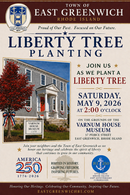 Town of East Greenwich, RI - Liberty Tree Planting