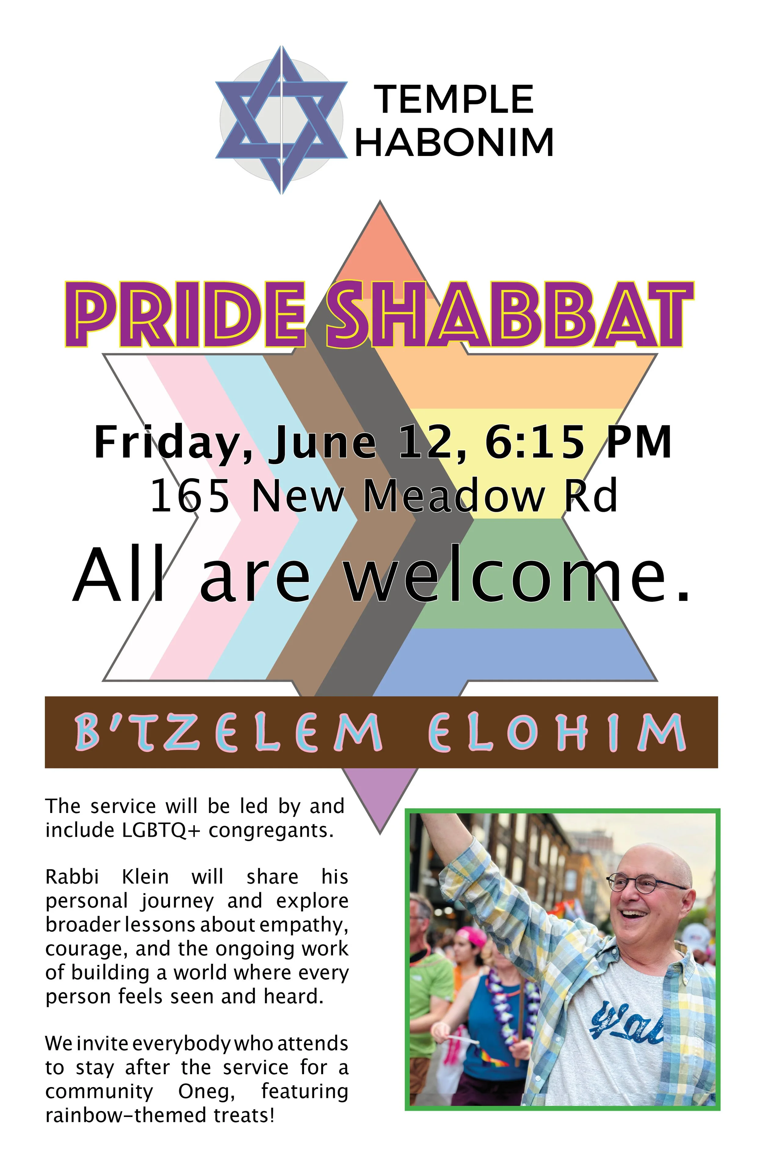 Pride Shabbat @ Temple Habonim