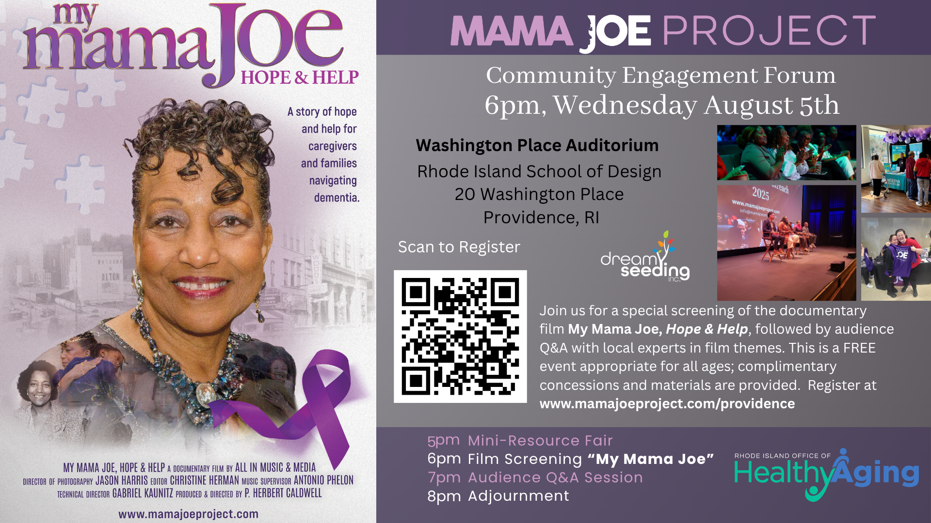 Community Engagement Forum with The Mama Joe Project in Providence