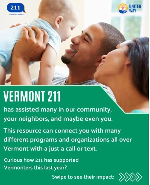 Vermont 2-1-1 — Green Mountain United Way