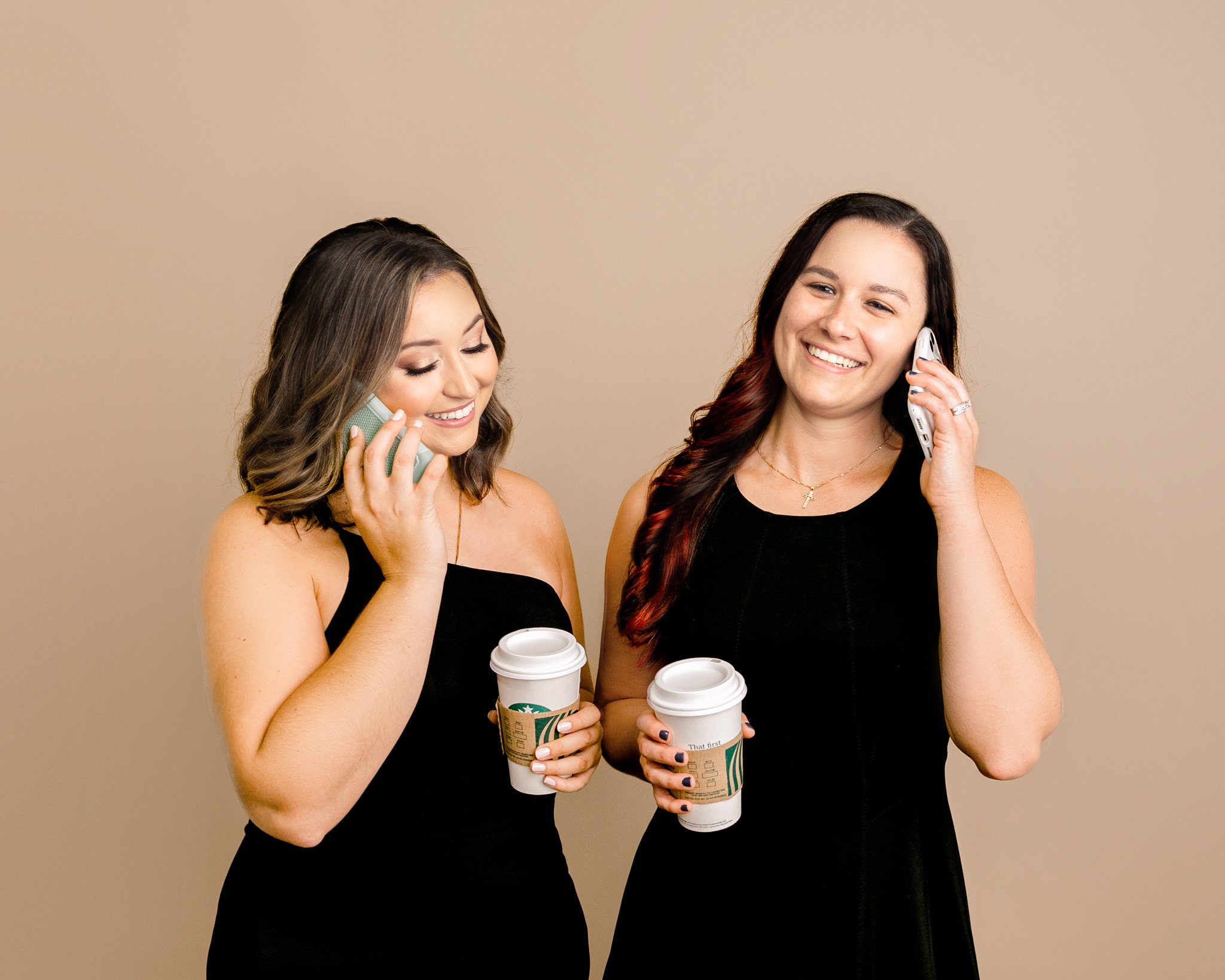 Financial Advisor and Coach Chelsea Scomack standing to the left of coworker